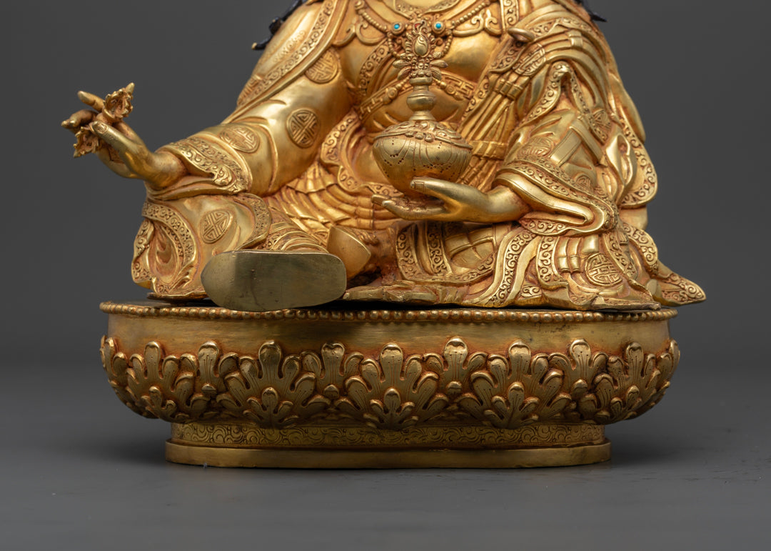 Tibetan Guru Rinpoche Statue | Hand-Made Padmasambhava Statue