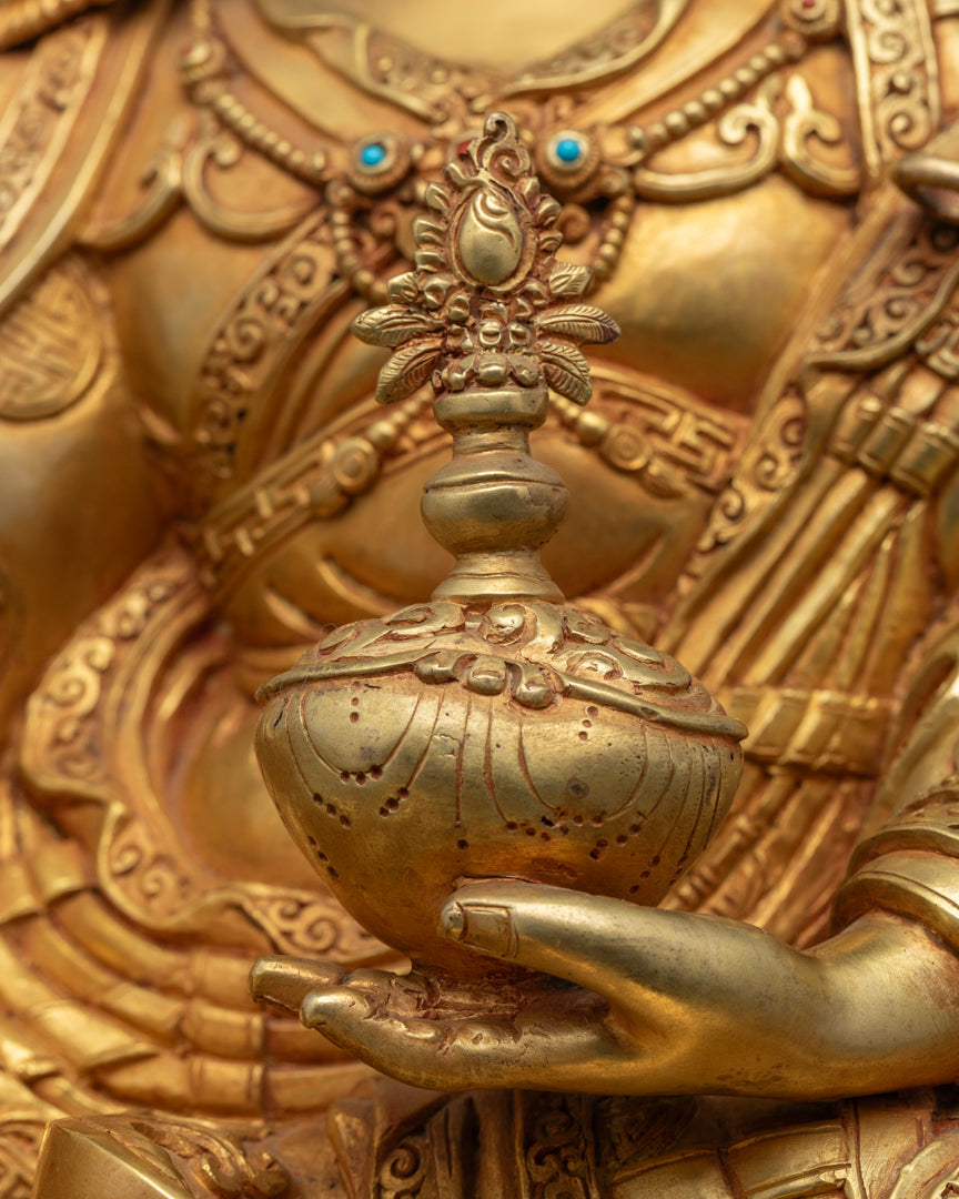 Tibetan Guru Rinpoche Statue | Hand-Made Padmasambhava Statue
