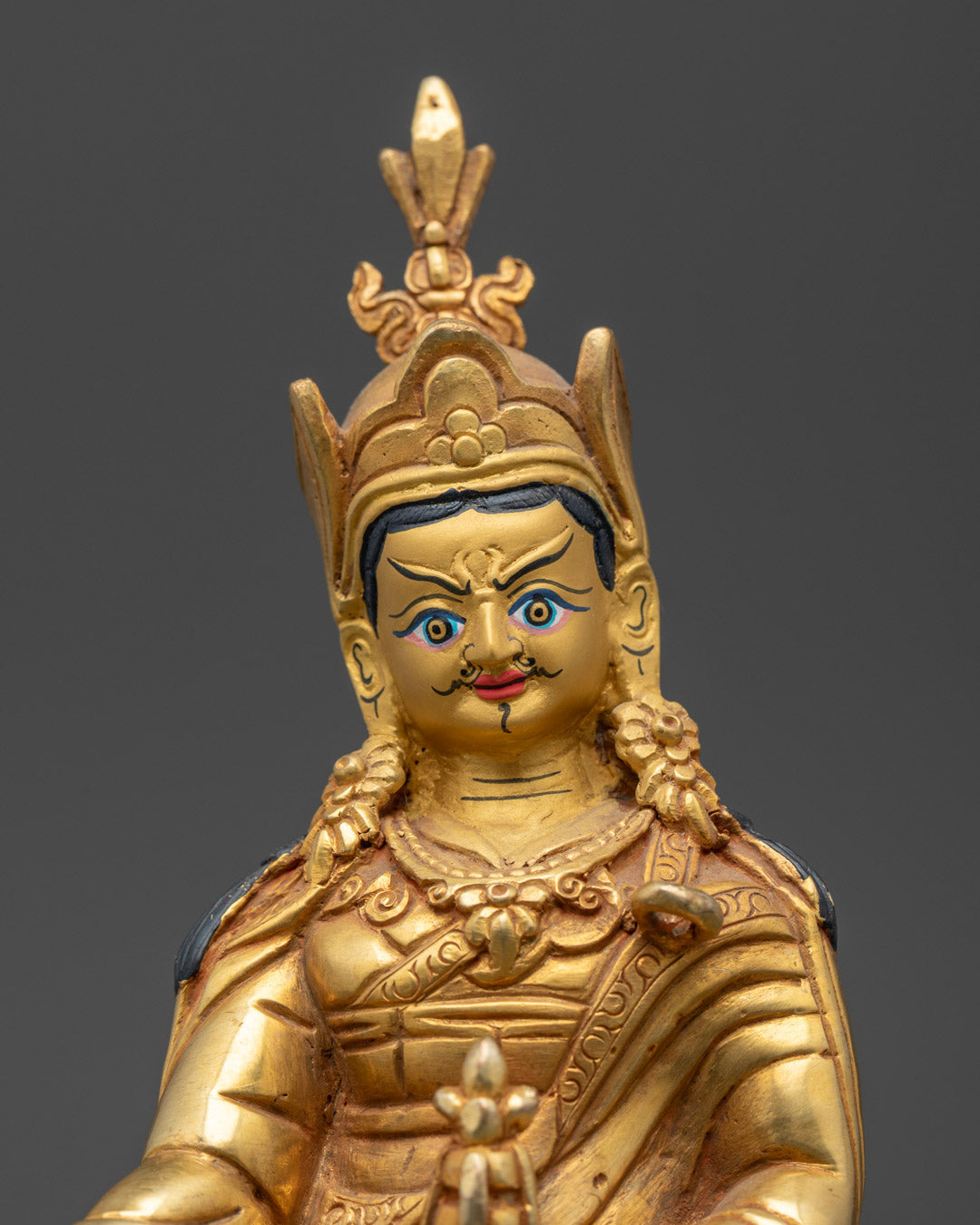 Guru Rinpoche Statue | Sacred Tibetan Buddhist Idol