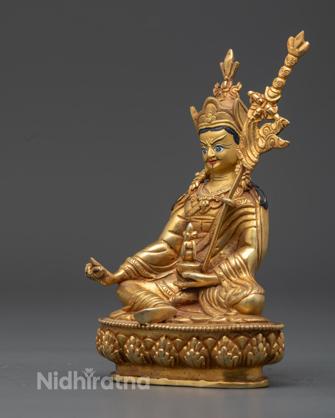 Guru Rinpoche Statue | Sacred Tibetan Buddhist Idol