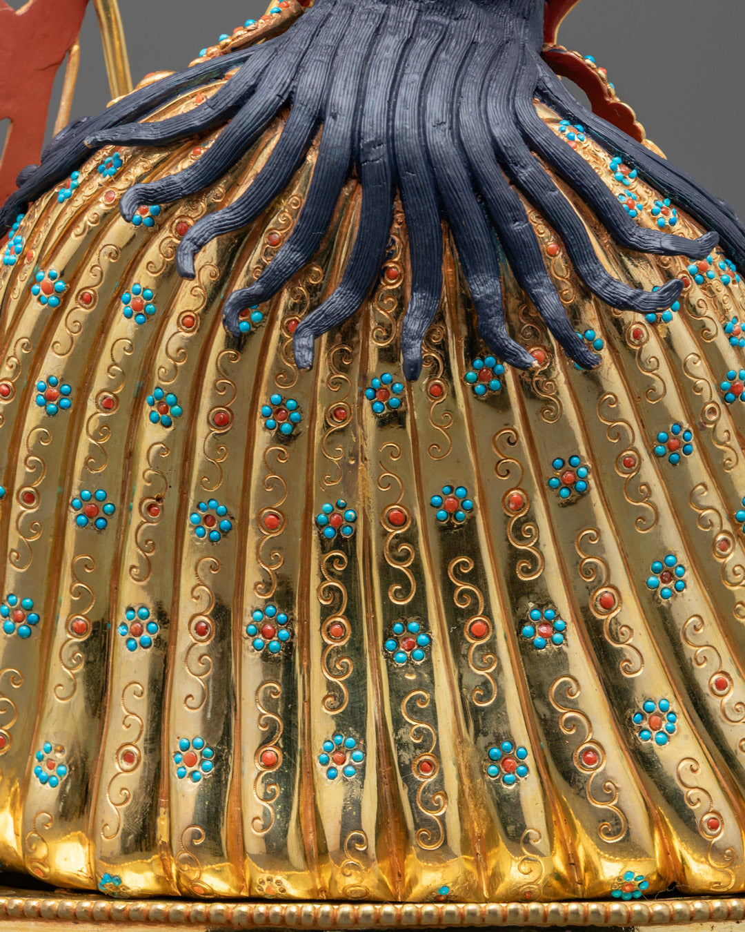 Guru Rinpoche Statue | Sacred Tibetan Buddha Sculpture