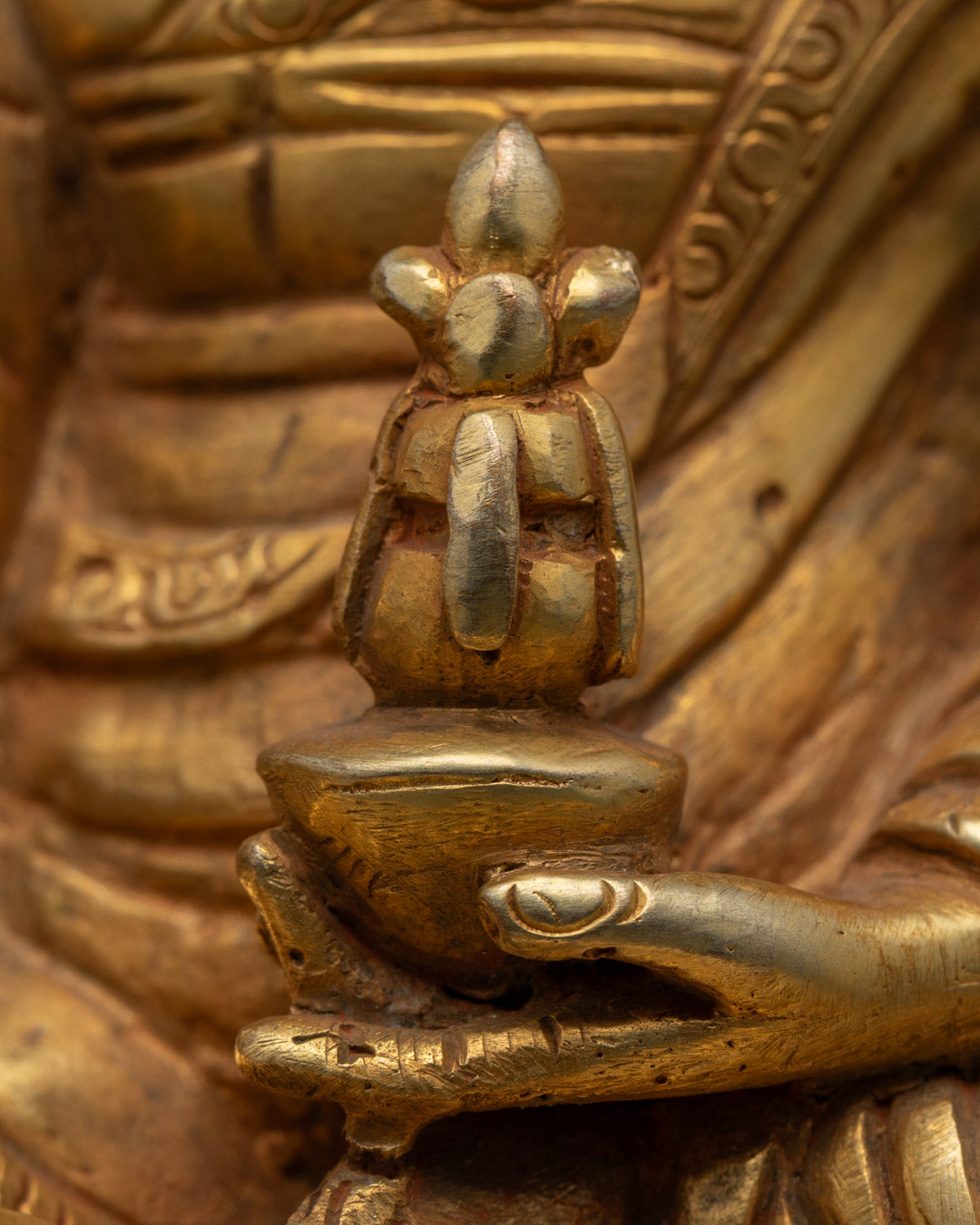 Guru Rinpoche Statue | Sacred Tibetan Buddhist Idol