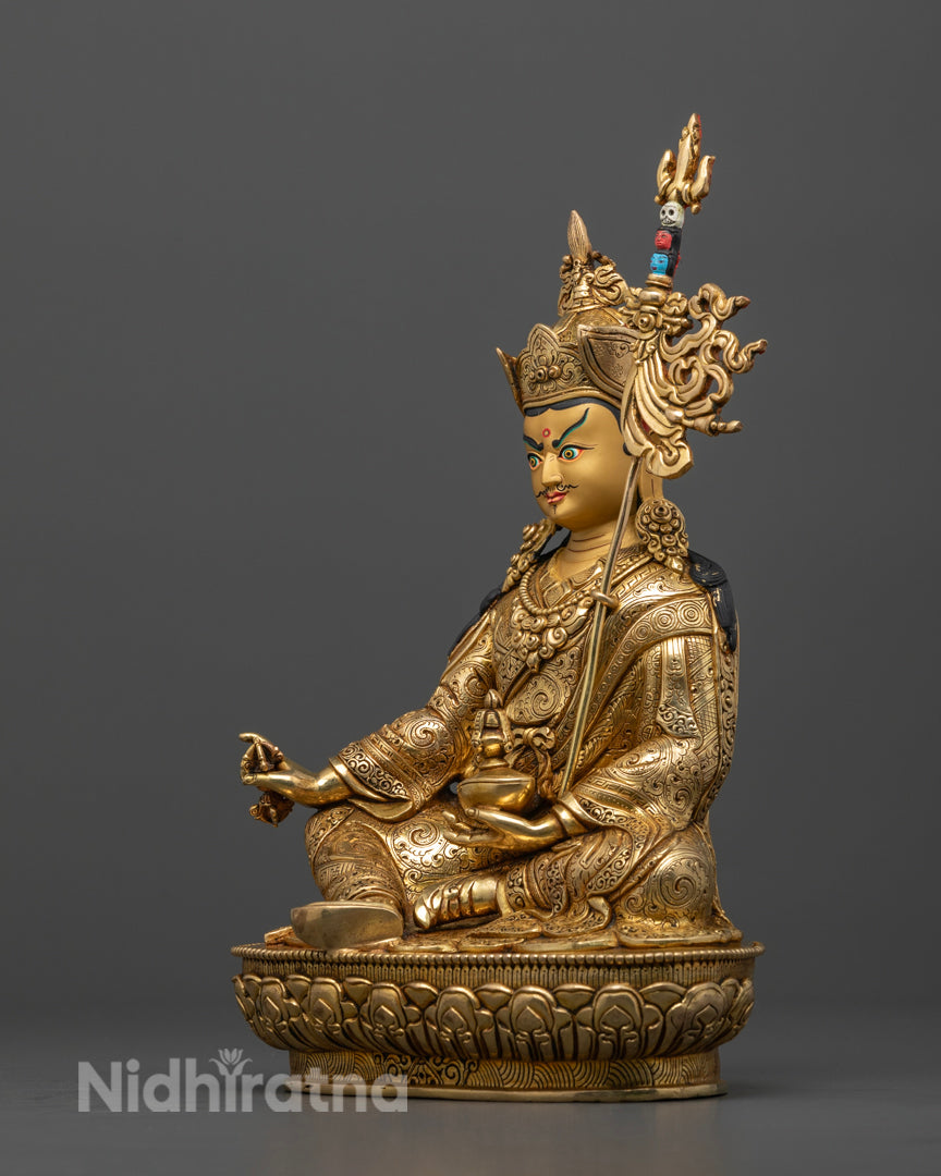 Buddhist Guru Rinpoche Statue | Sacred Art