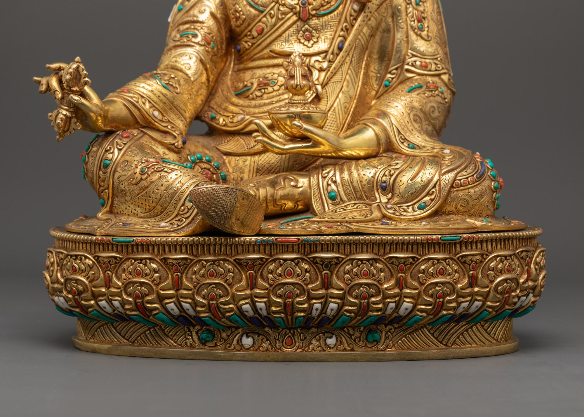 Guru Rinpoche Statue | Handcrafted Himalayan Buddhist Art