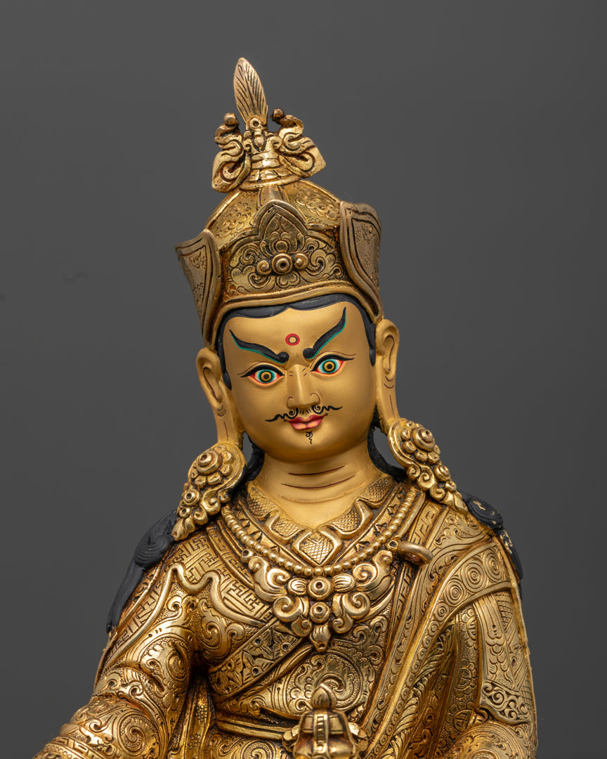 Buddhist Guru Rinpoche Statue | Sacred Art