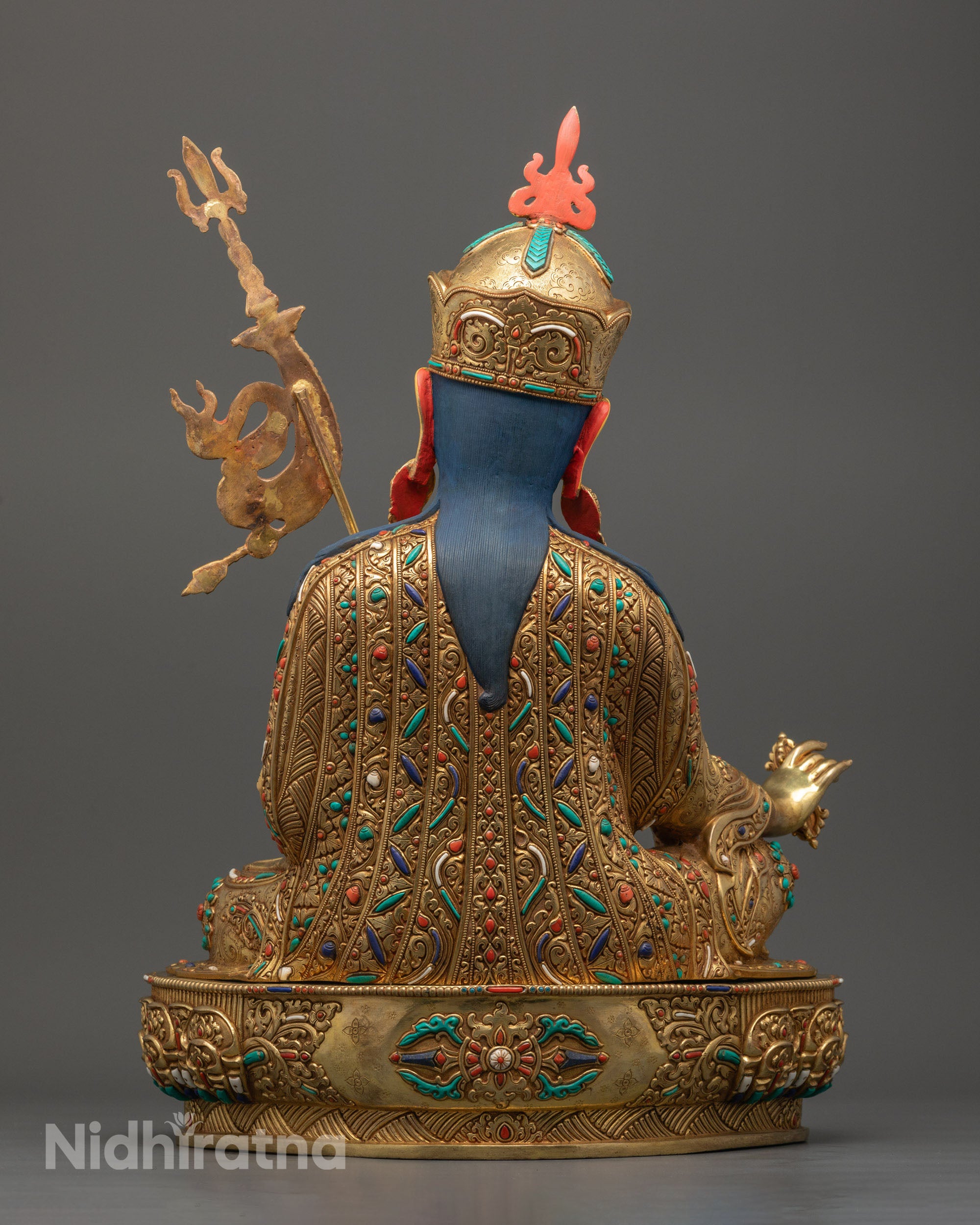 Guru Rinpoche Statue | Handcrafted Himalayan Buddhist Art