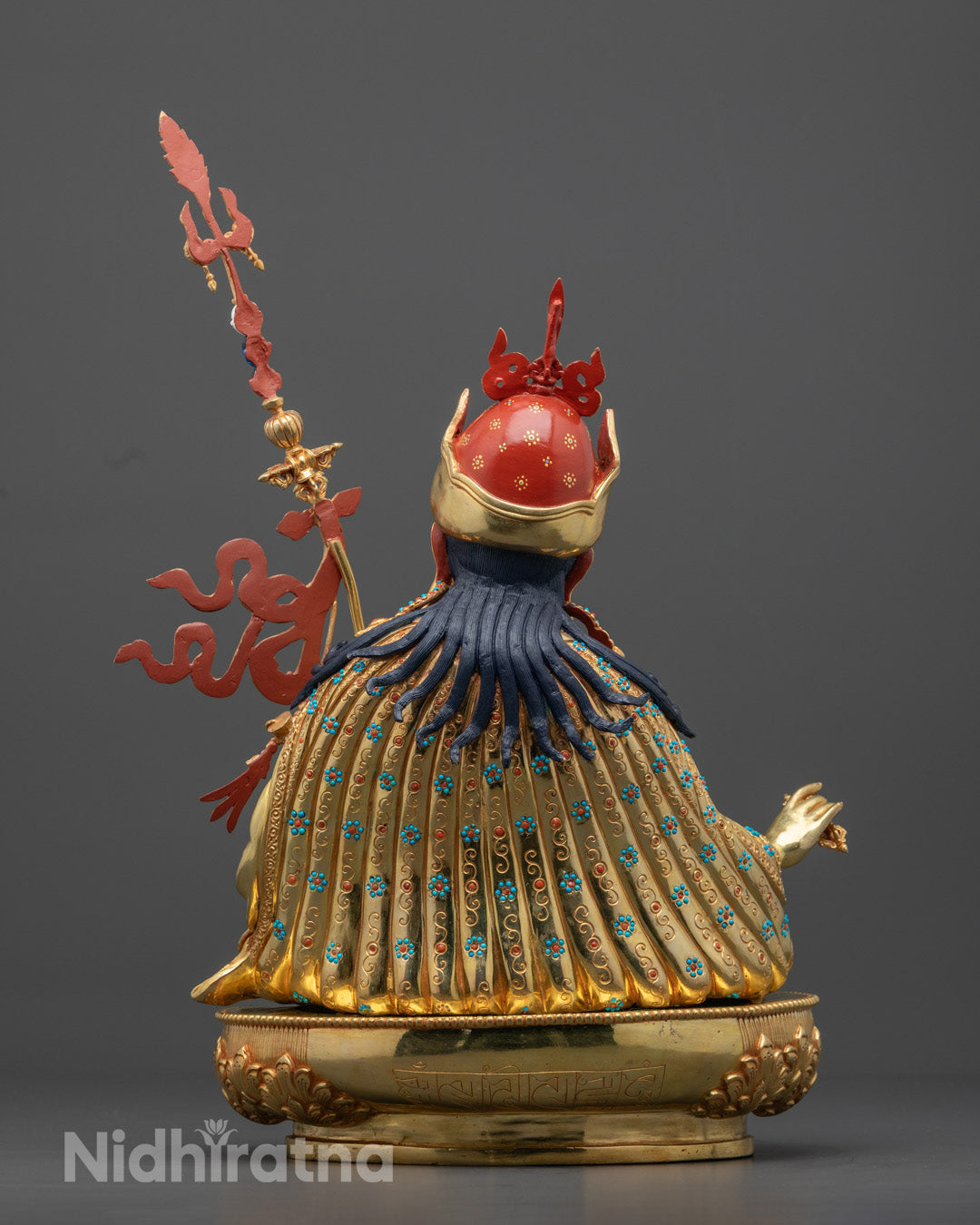 Guru Rinpoche Statue | Sacred Tibetan Buddha Sculpture