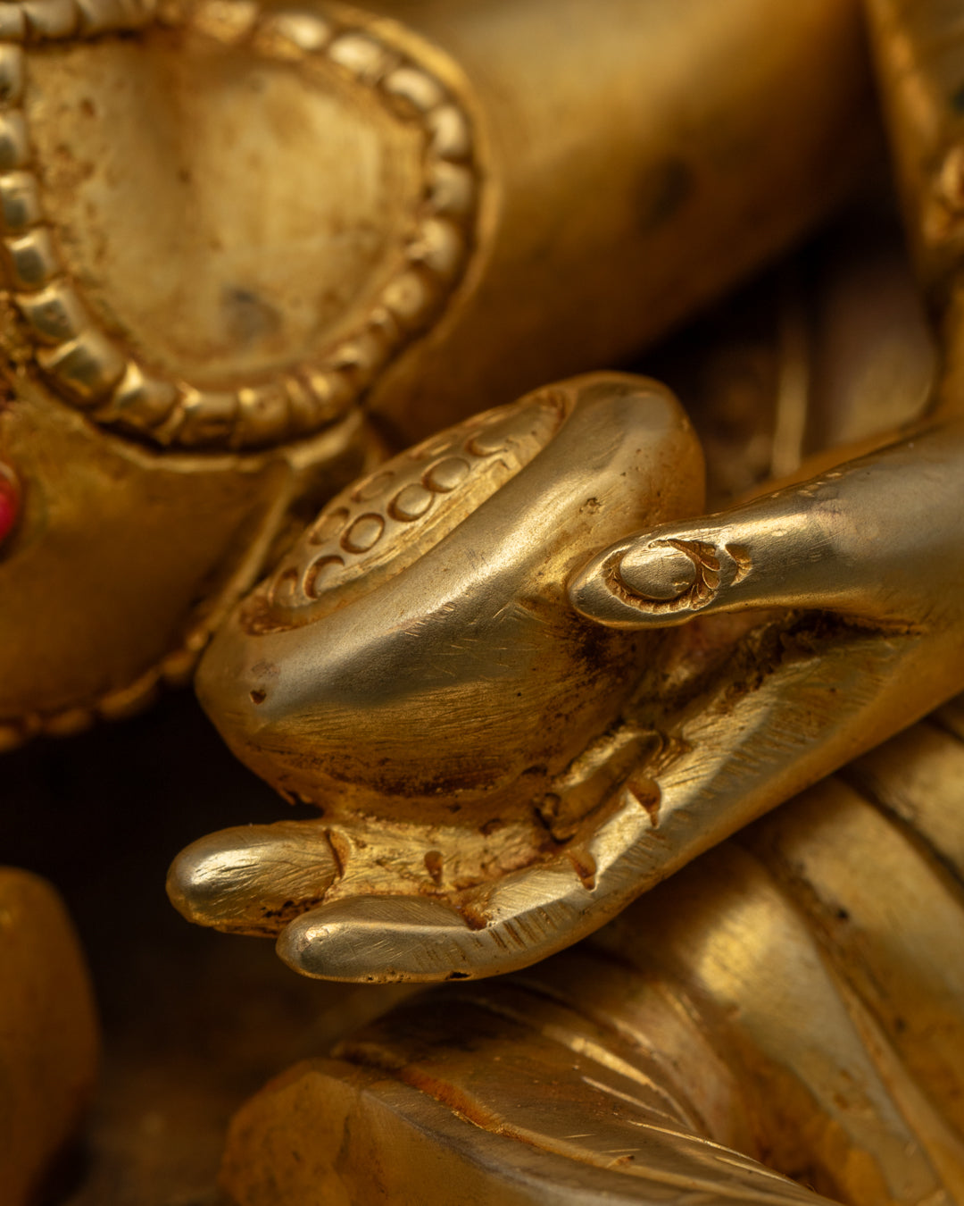 Guru Rinpoche Statue with consort| Sacred Padmasambhava sculpture