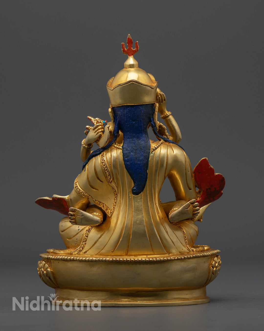 Guru Rinpoche Statue with consort| Sacred Padmasambhava sculpture