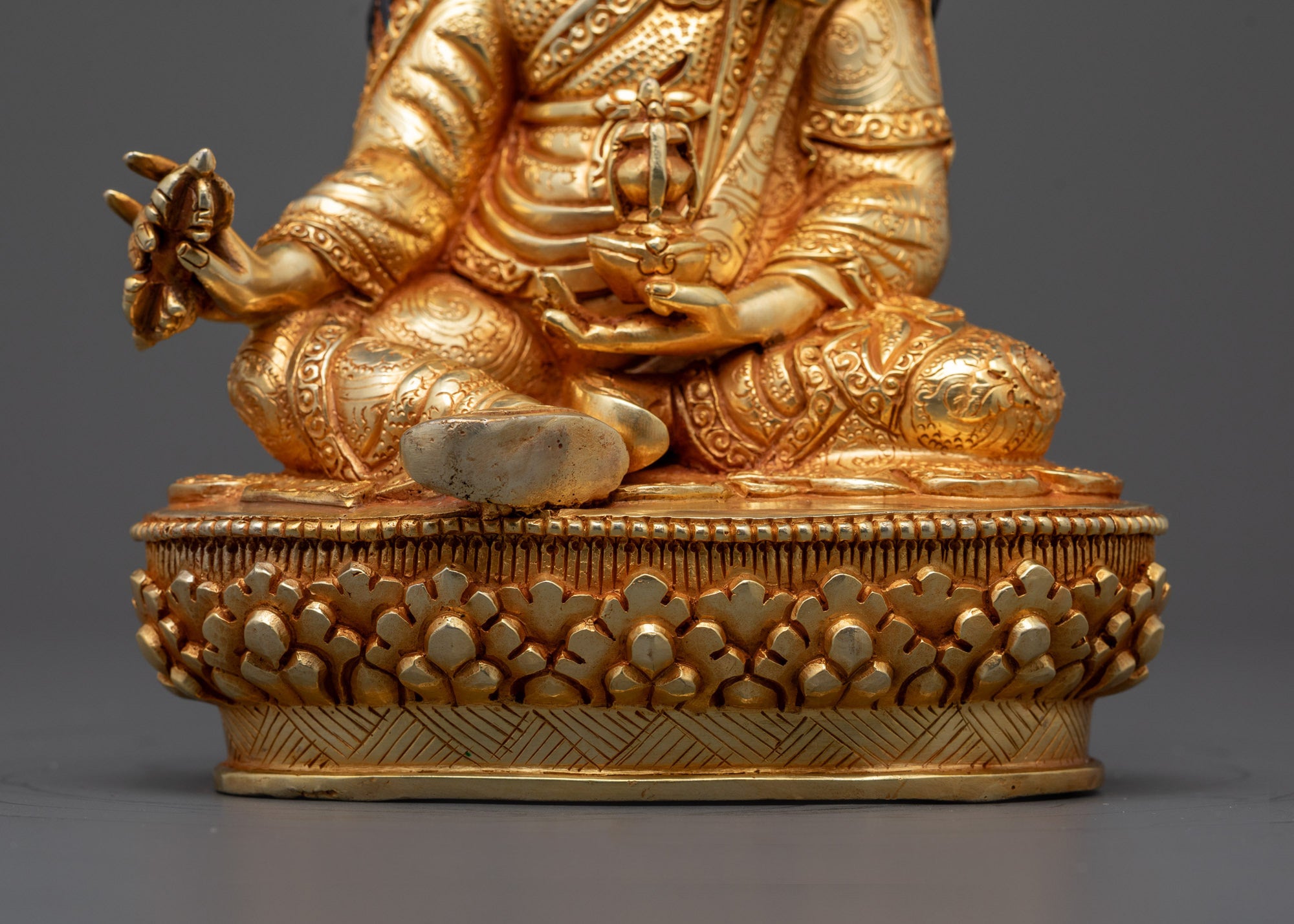 Guru Rinpoche Statue | Artisan-Crafted Sacred Statue from Nepal