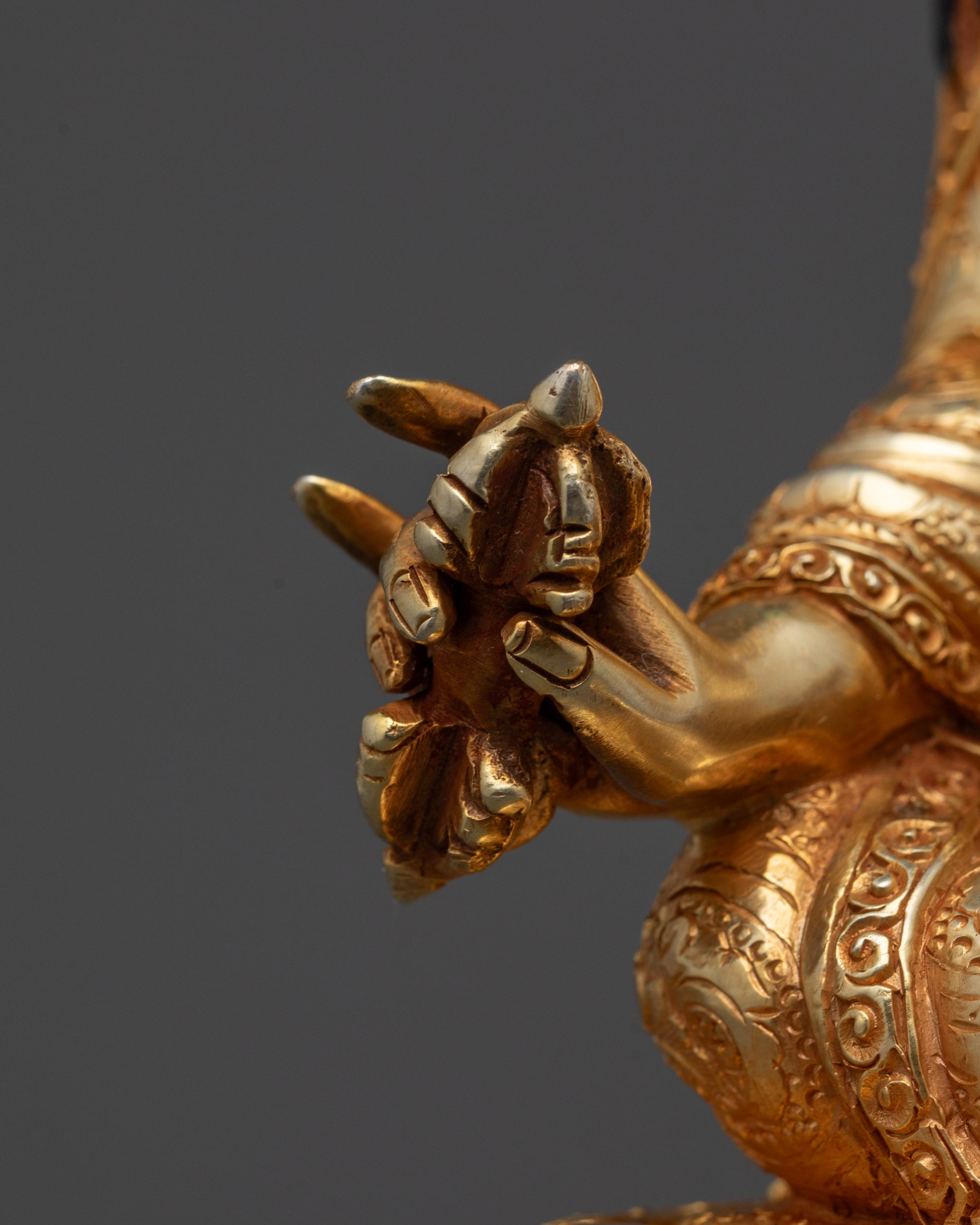 Guru Rinpoche Statue | Artisan-Crafted Sacred Statue from Nepal