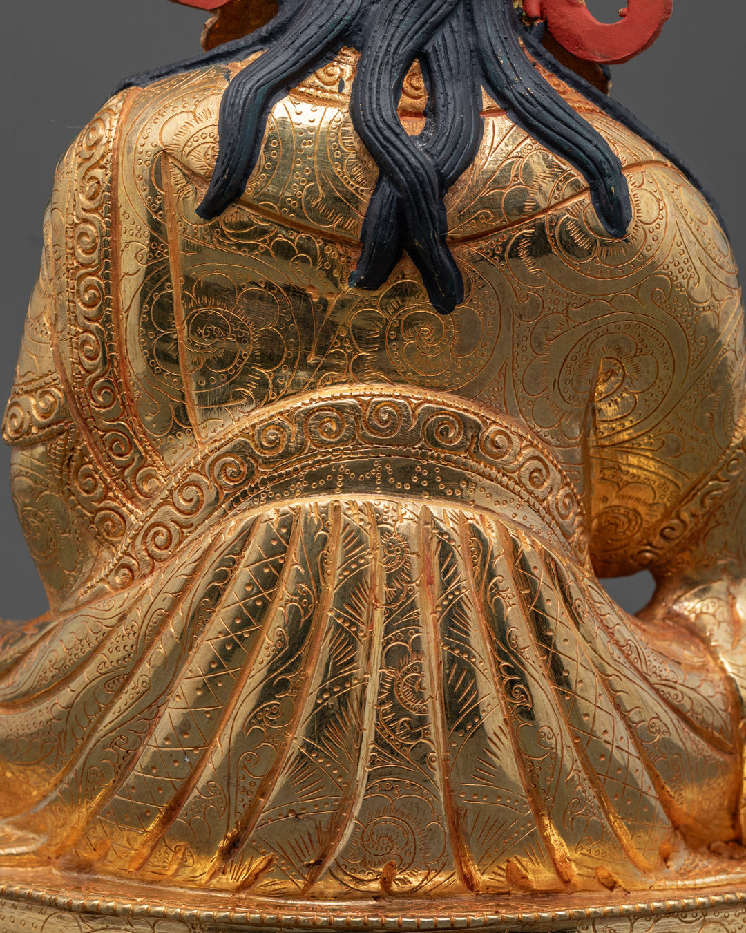 Handcrafted Guru Rinpoche Statue | Tibetan Buddhist Art