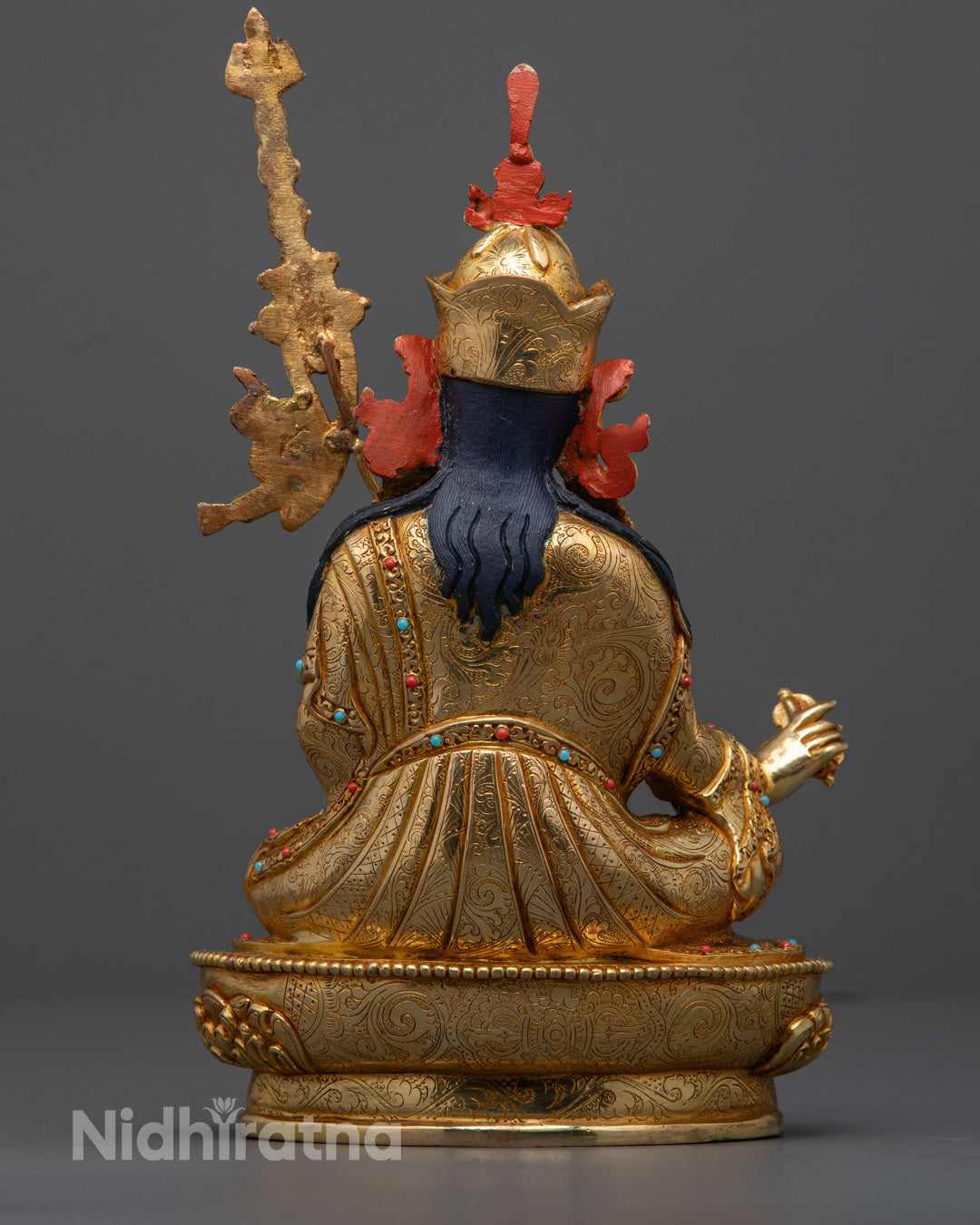 Handcrafted Guru Rinpoche Statue | Tibetan Master