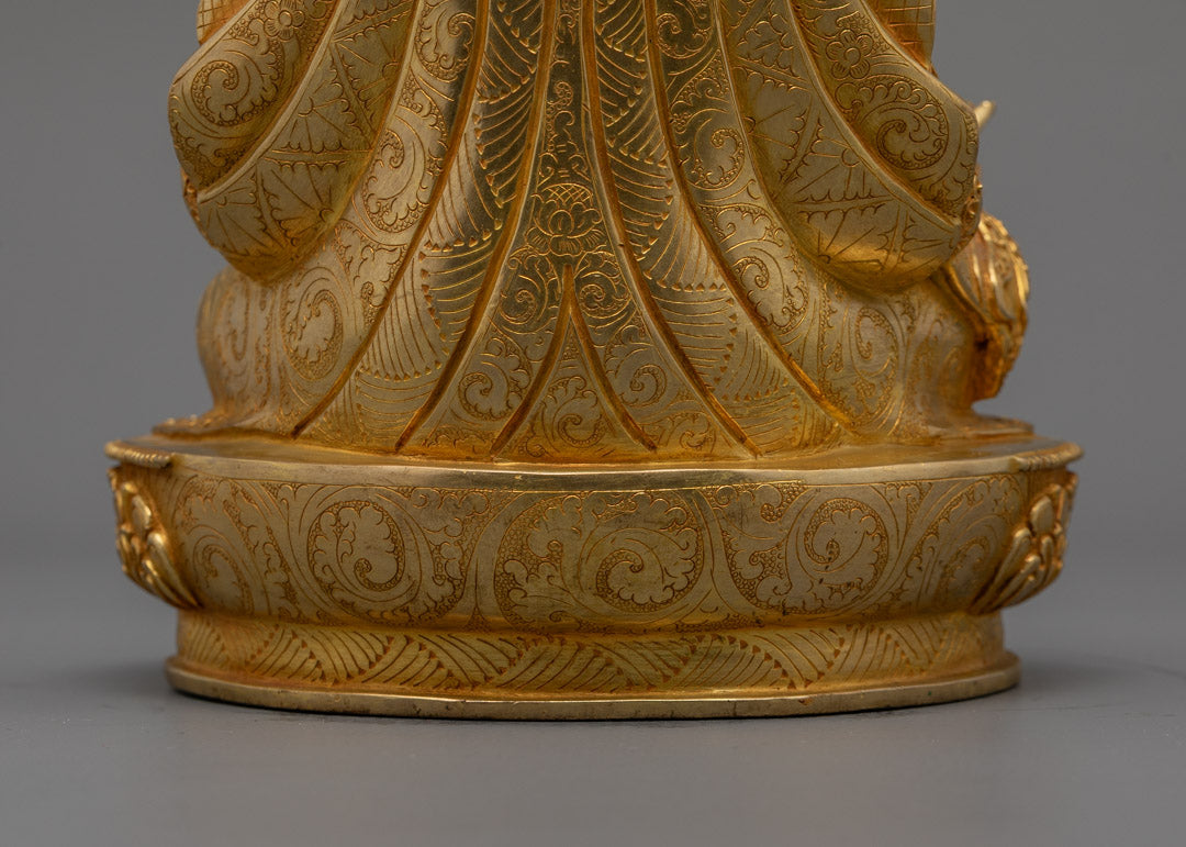 Guru Rinpoche Statue | Traditional Himalayan Hand-Carved