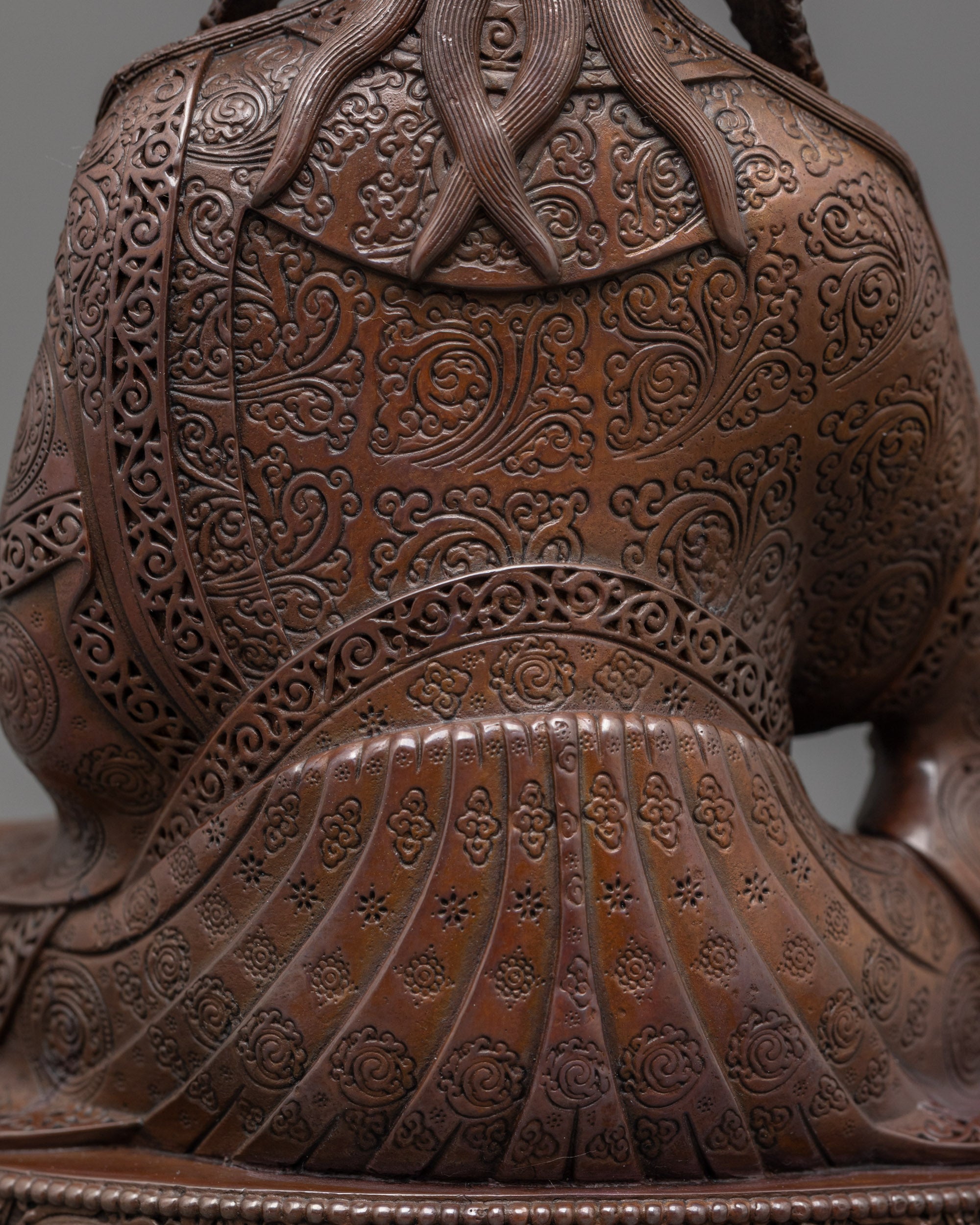 Buy Machine-Made Guru Rinpoche Oxidized Copper Statue