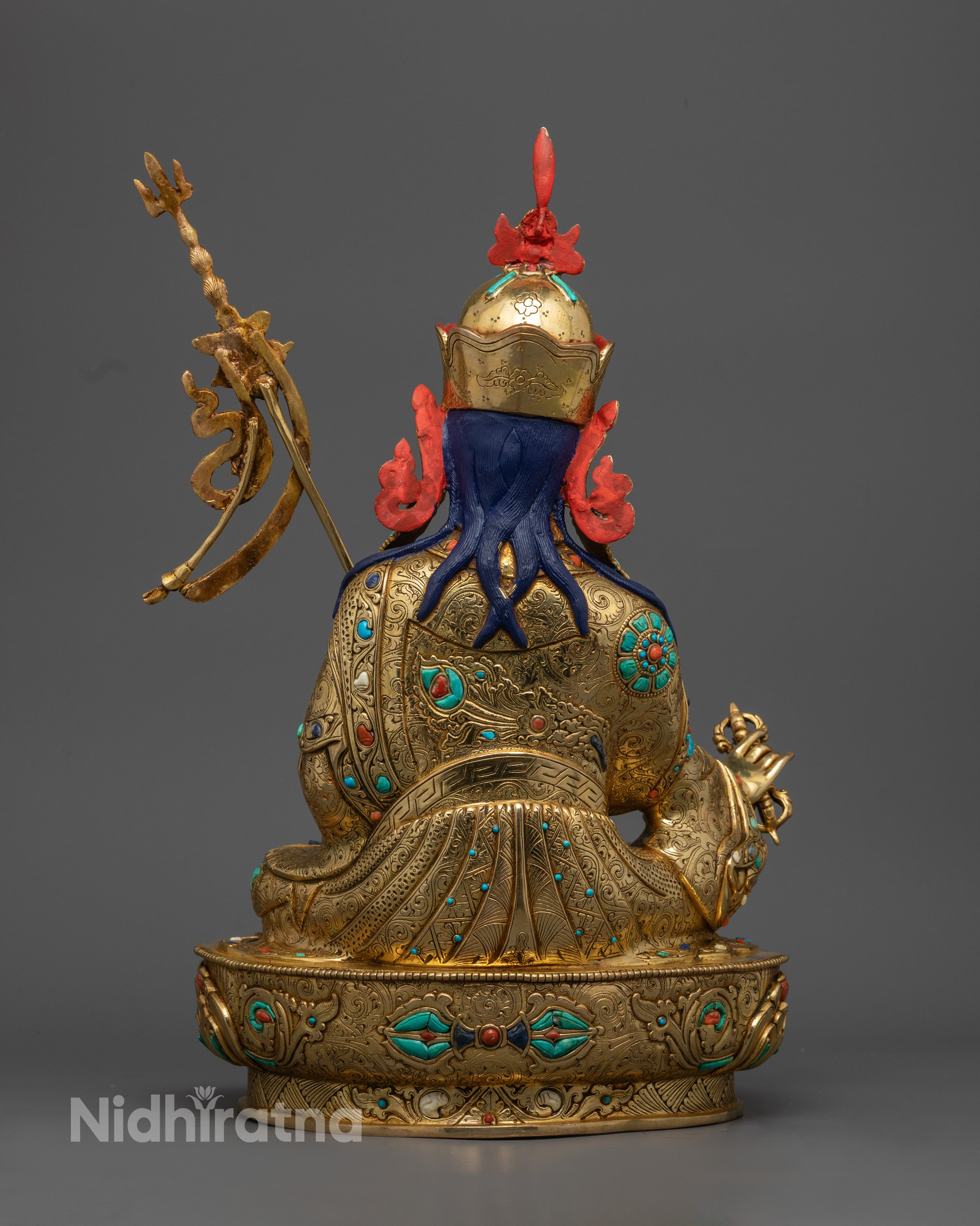 Authentic Guru Rinpoche Statue | Handmade Padmasambhava Statue