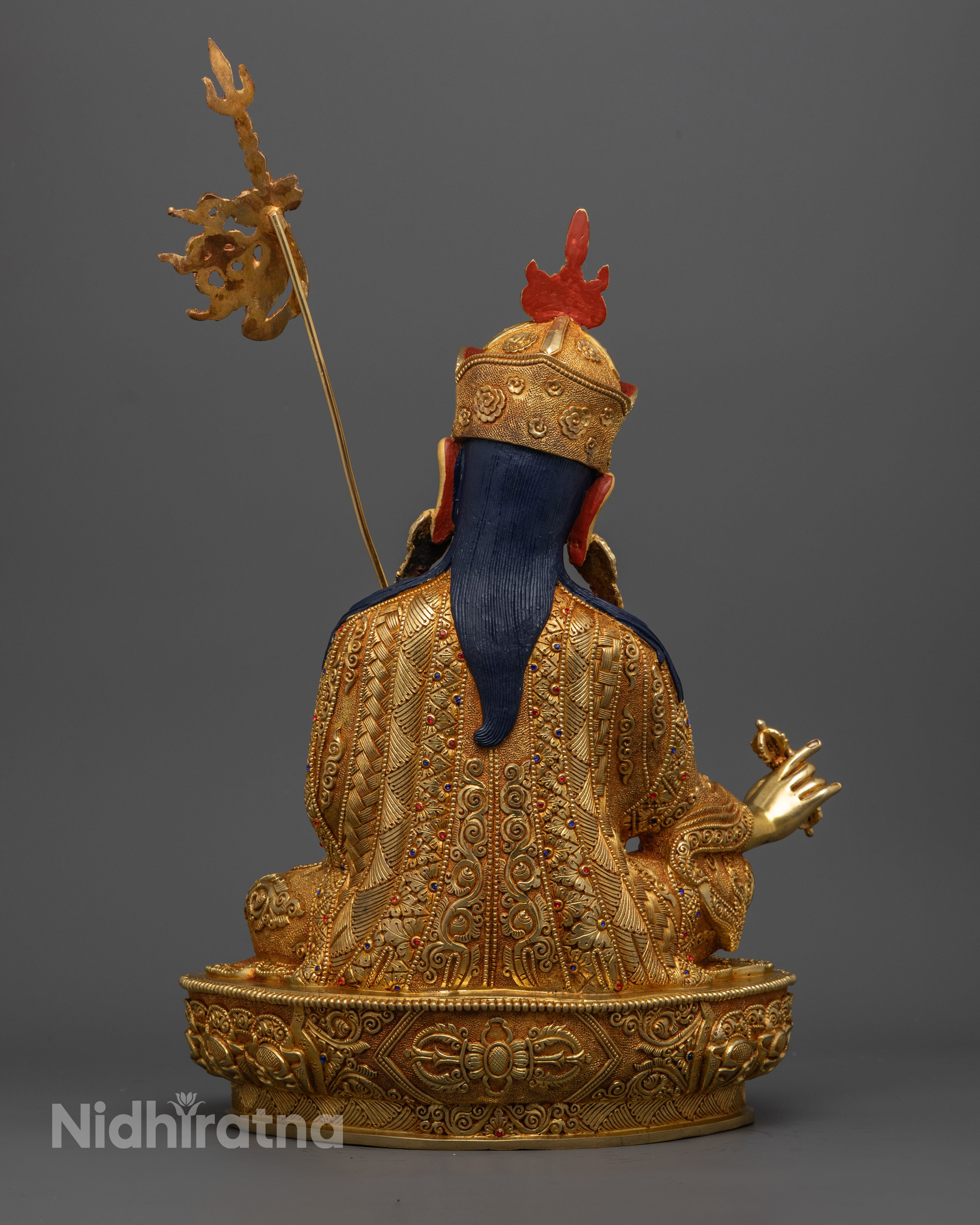 Handcrafted Guru Rinpoche Statue | Authentic Nepalese Art