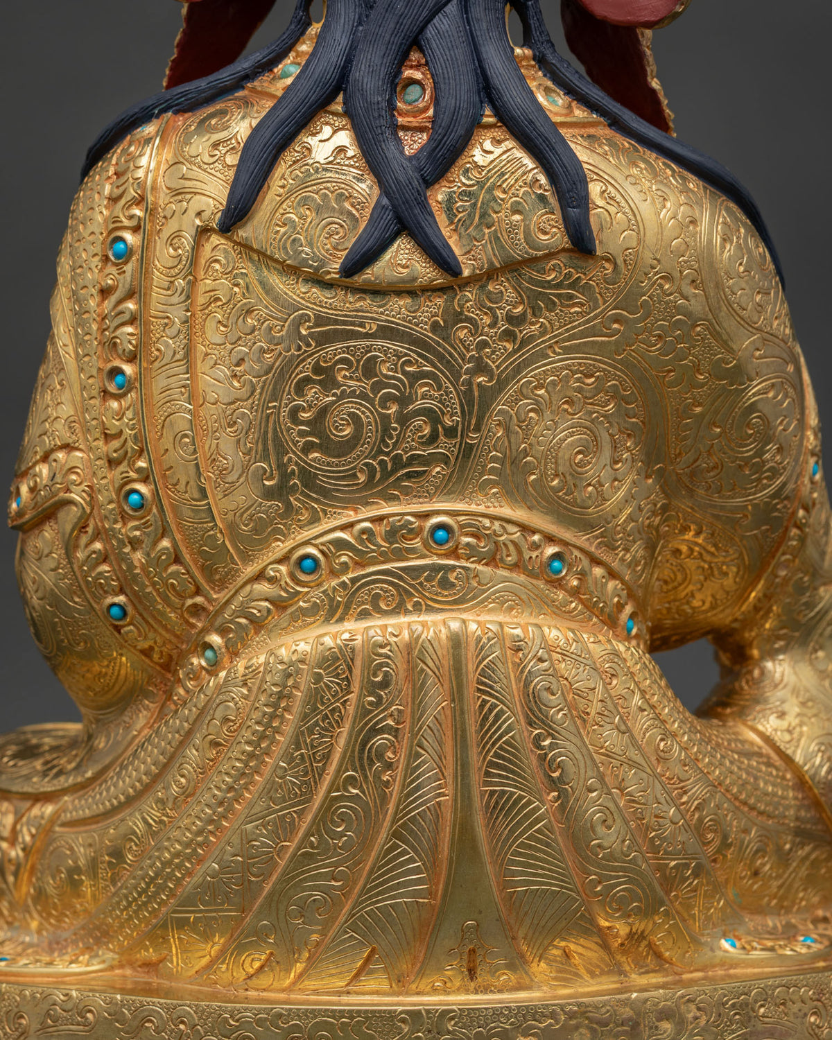 Premium Guru Rinpoche Statue | Tibetan Lotus-Born Master Sculpture