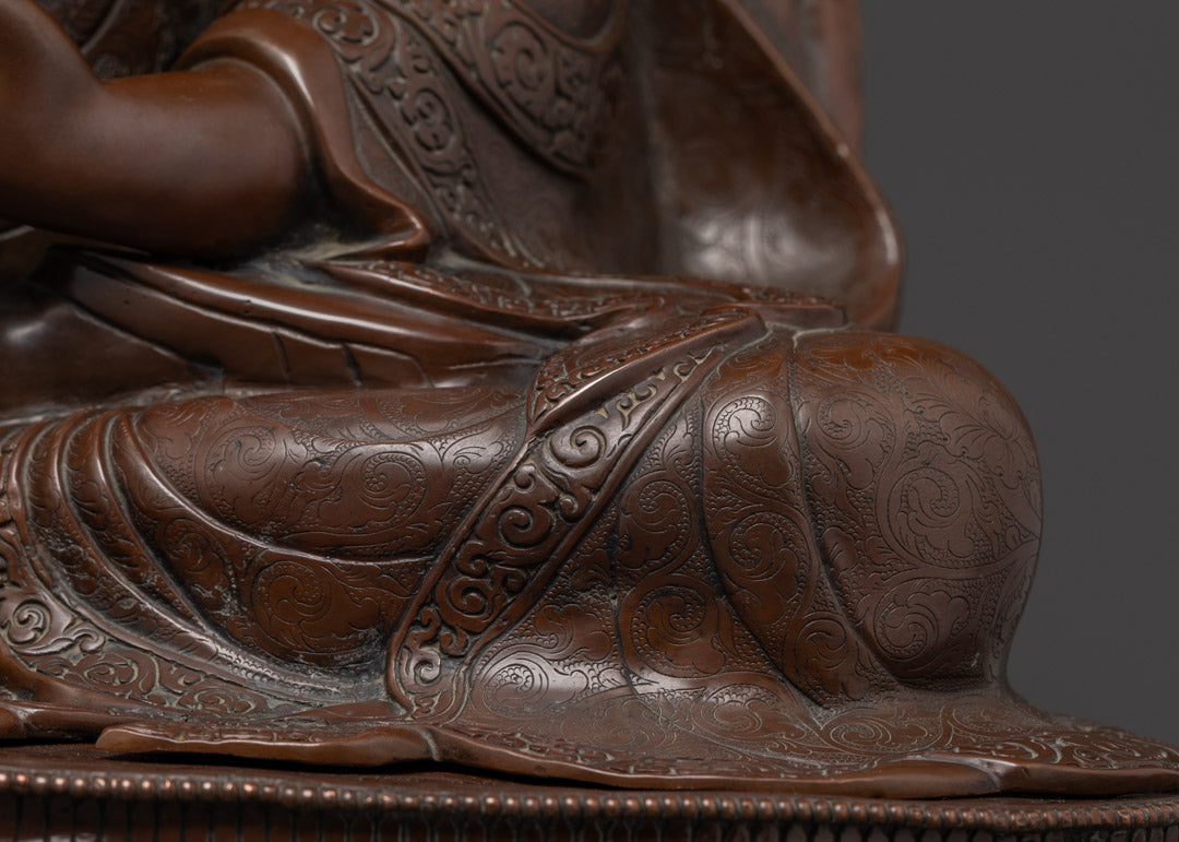 Enlightened Buddhist Guru Tsokye Dorje Sculpture