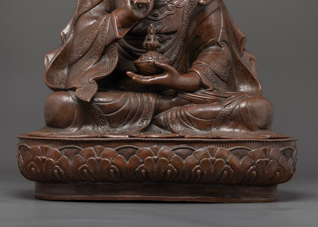 Enlightened Buddhist Guru Tsokye Dorje Sculpture