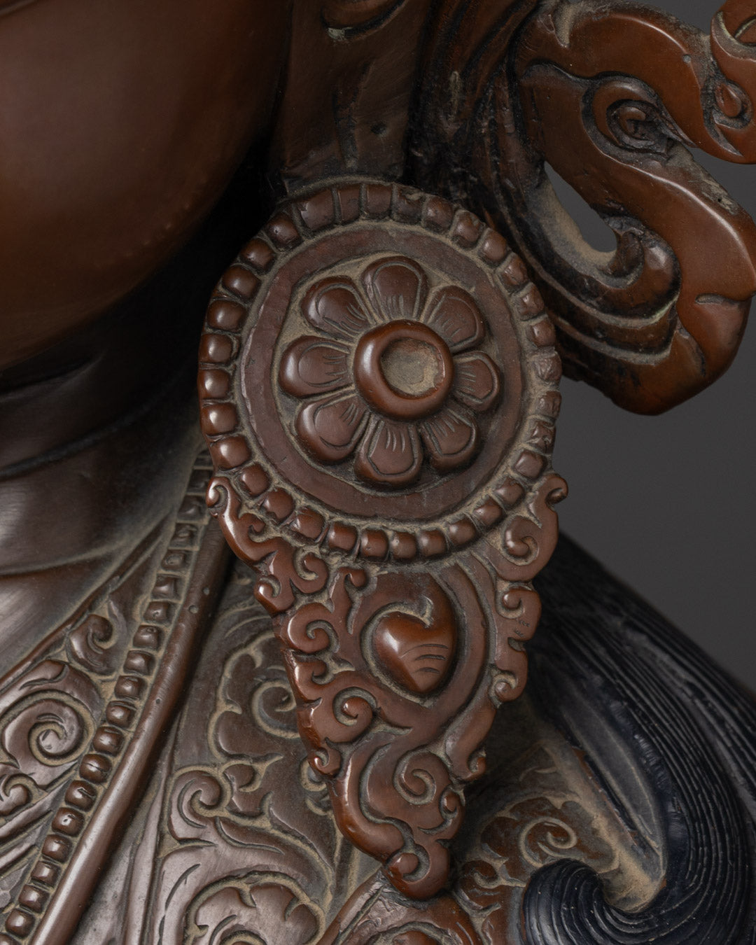 Enlightened Buddhist Guru Tsokye Dorje Sculpture