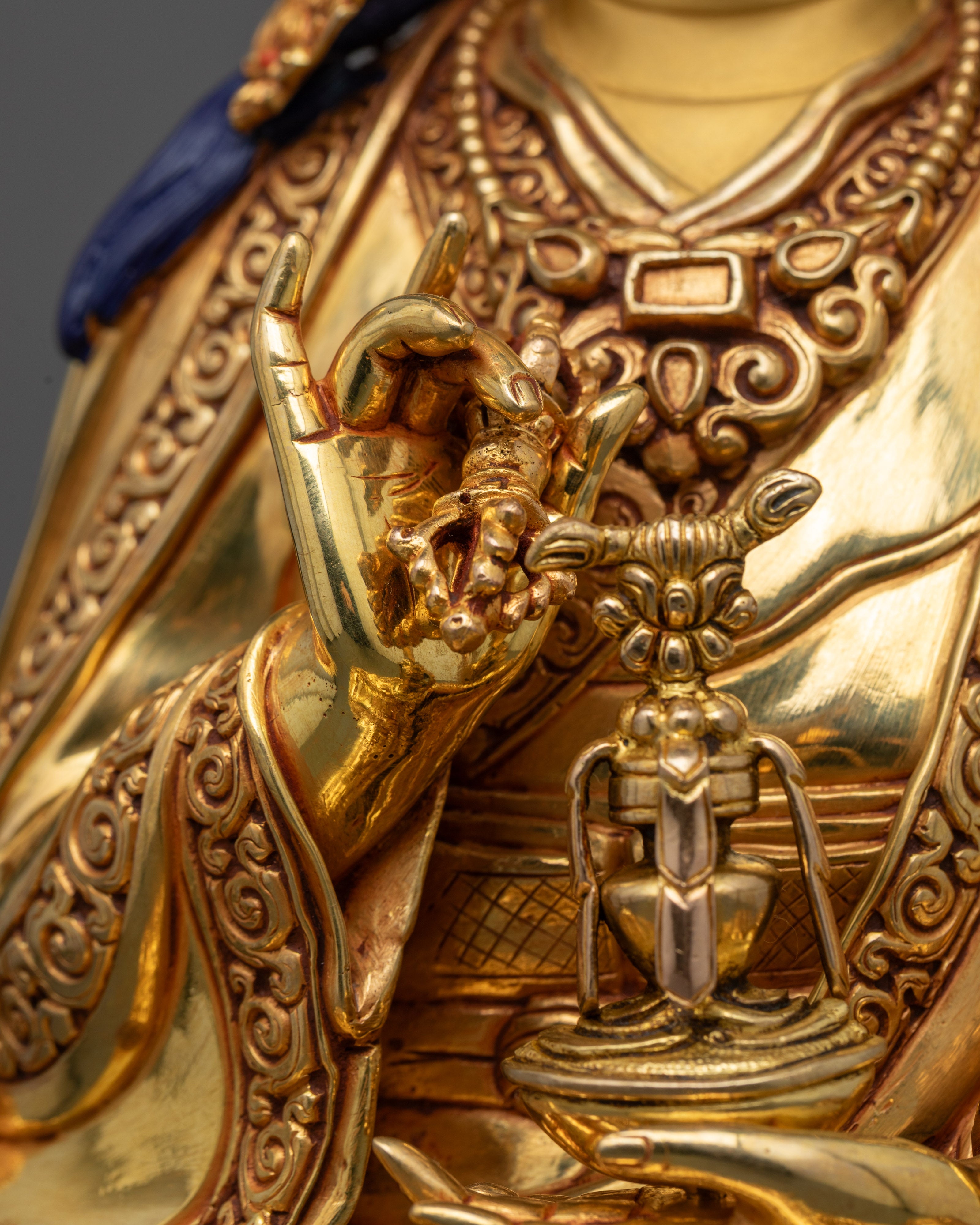 Handmade Guru Tsokye Dorje Statue | Traditional Buddhist Icon