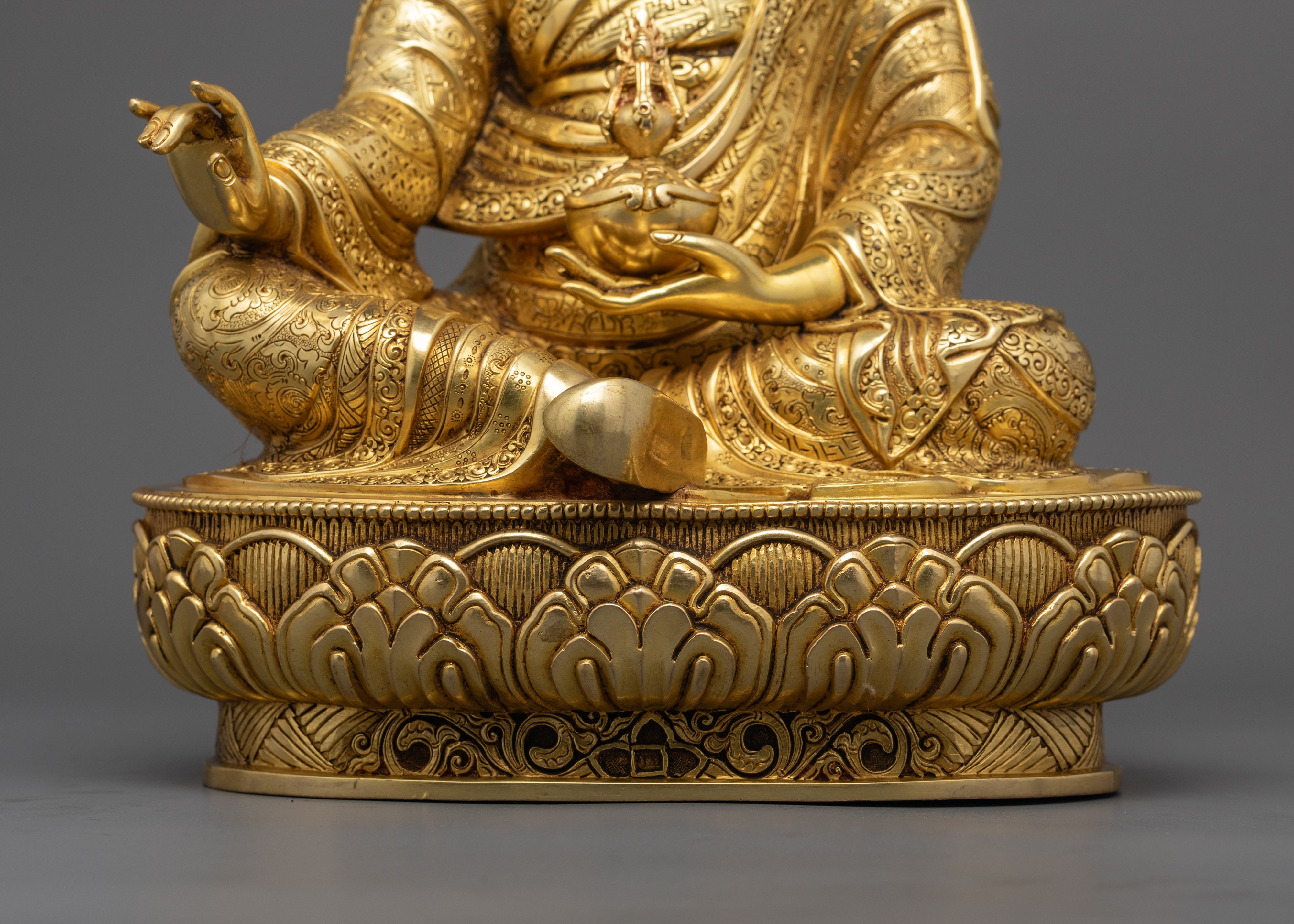 Guru Rinpoche Sculpture | Nepalese Handcrafted Padmasambhava
