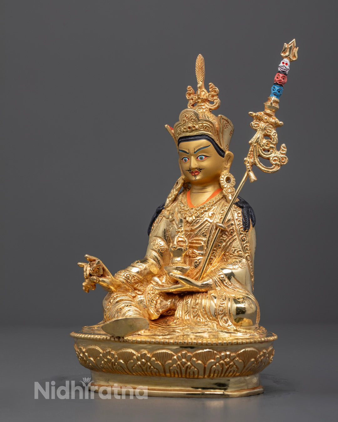 Guru Padmasambhava Statue | Handcrafted Tibetan Buddhist