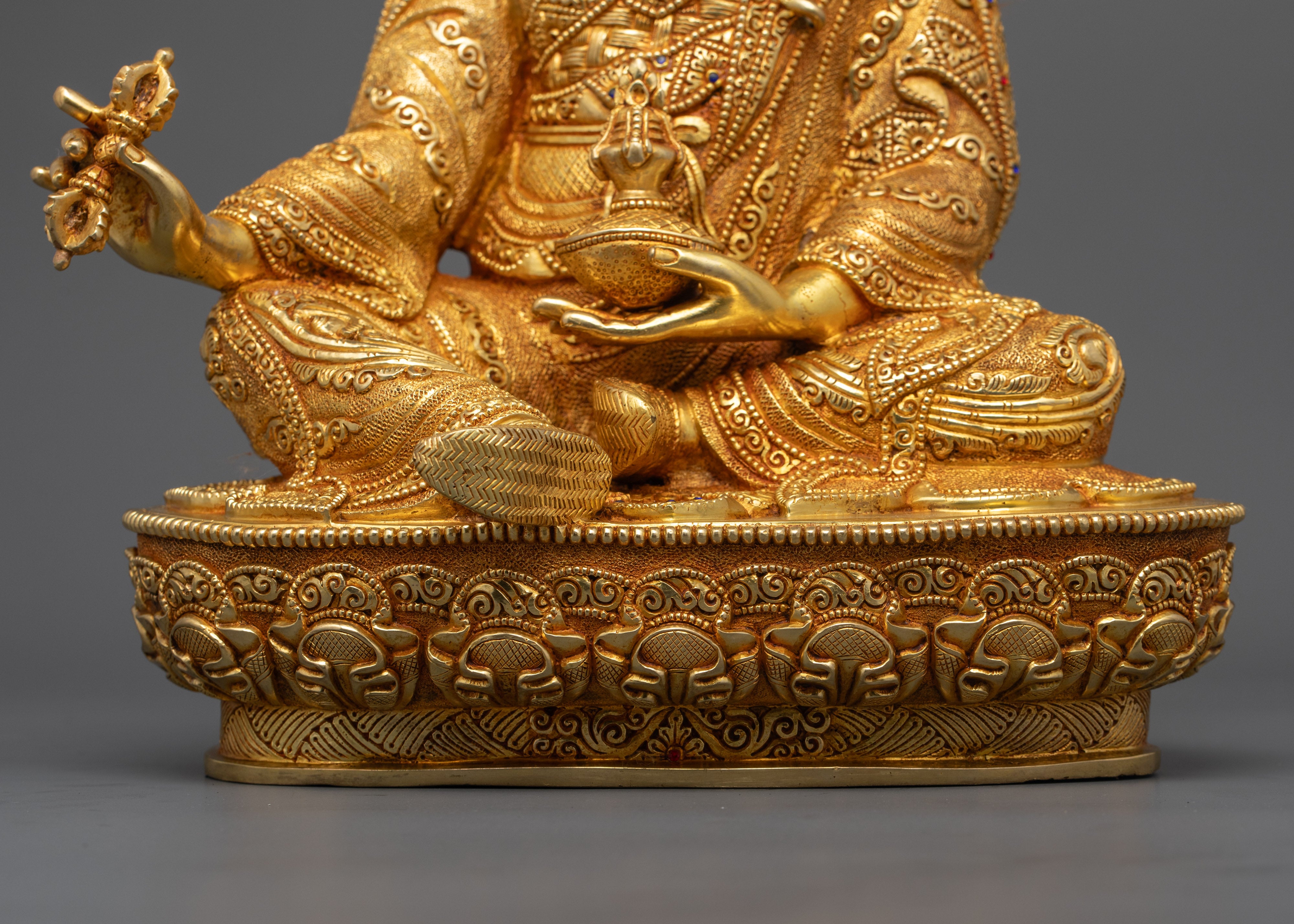 Handcrafted Guru Rinpoche Statue | Authentic Nepalese Art