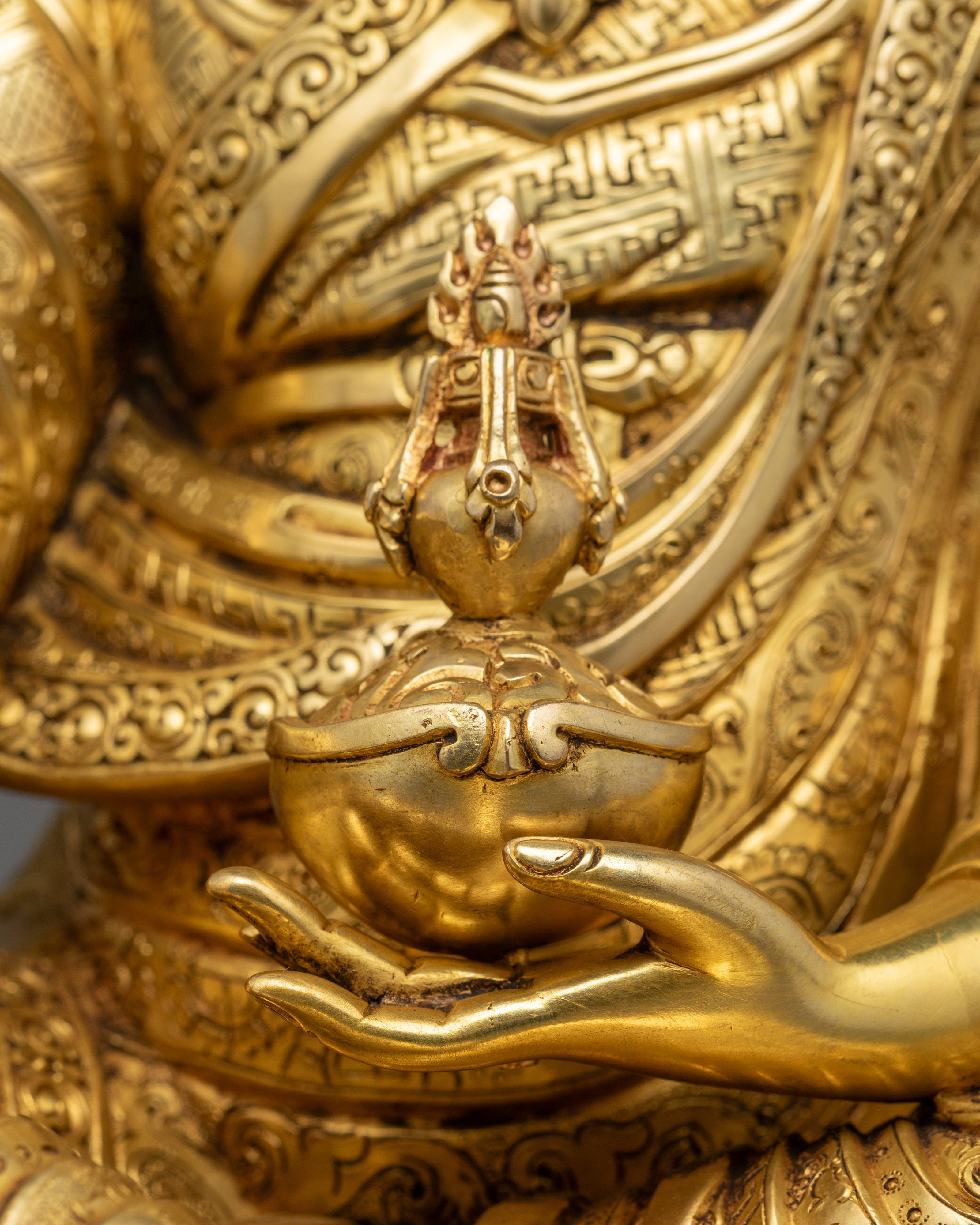 Guru Rinpoche Sculpture | Nepalese Handcrafted Padmasambhava