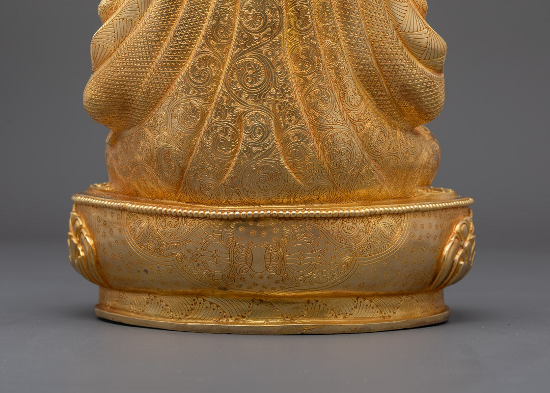 Handcrafted Guru Padma Vajra Statue | Sacred Buddhist Decor from Nepal