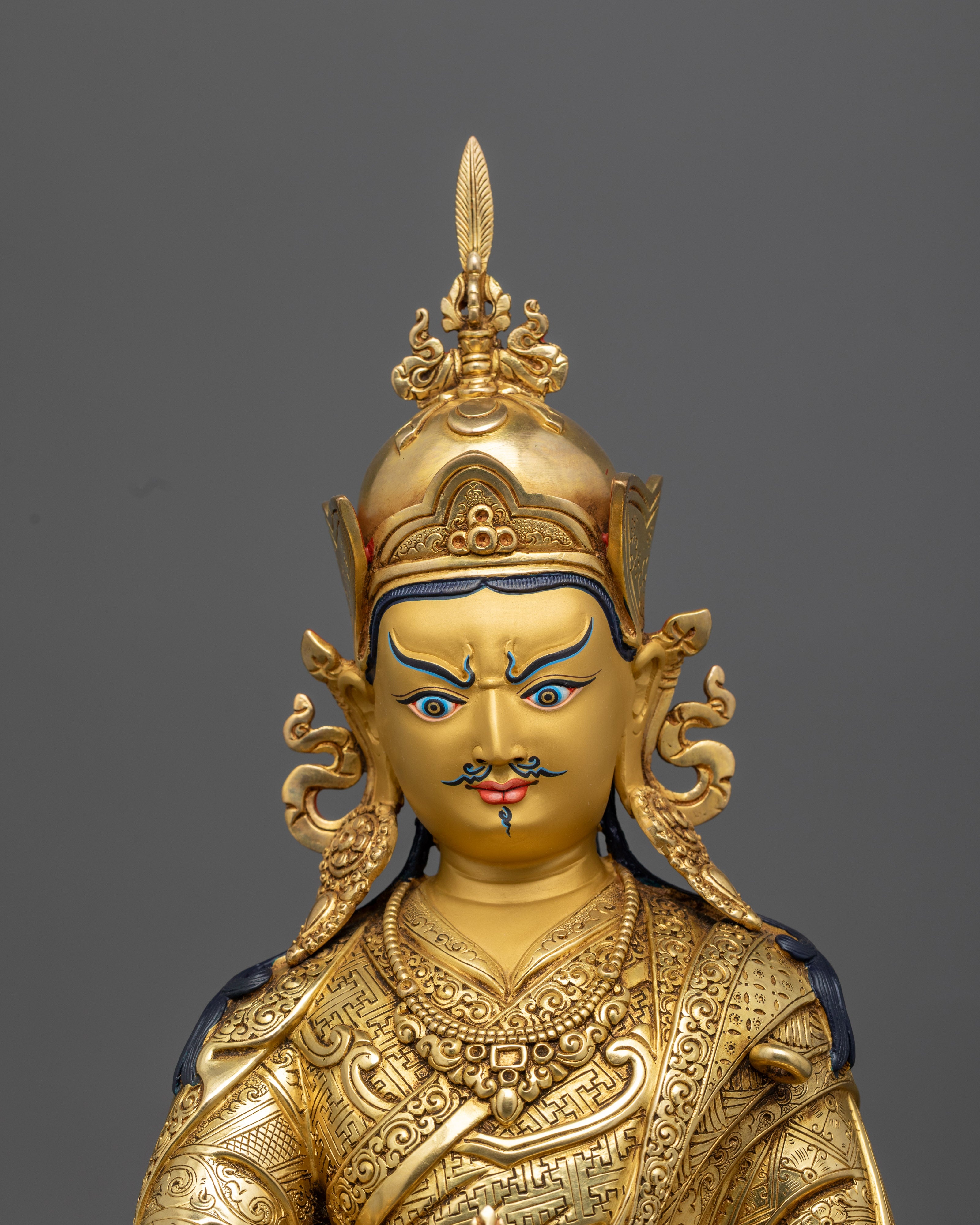 Guru Rinpoche Sculpture | Nepalese Handcrafted Padmasambhava