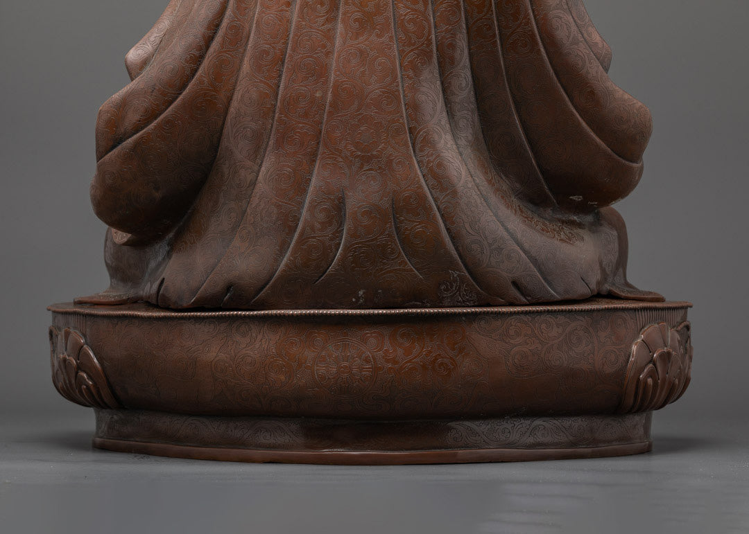 Enlightened Buddhist Guru Tsokye Dorje Sculpture