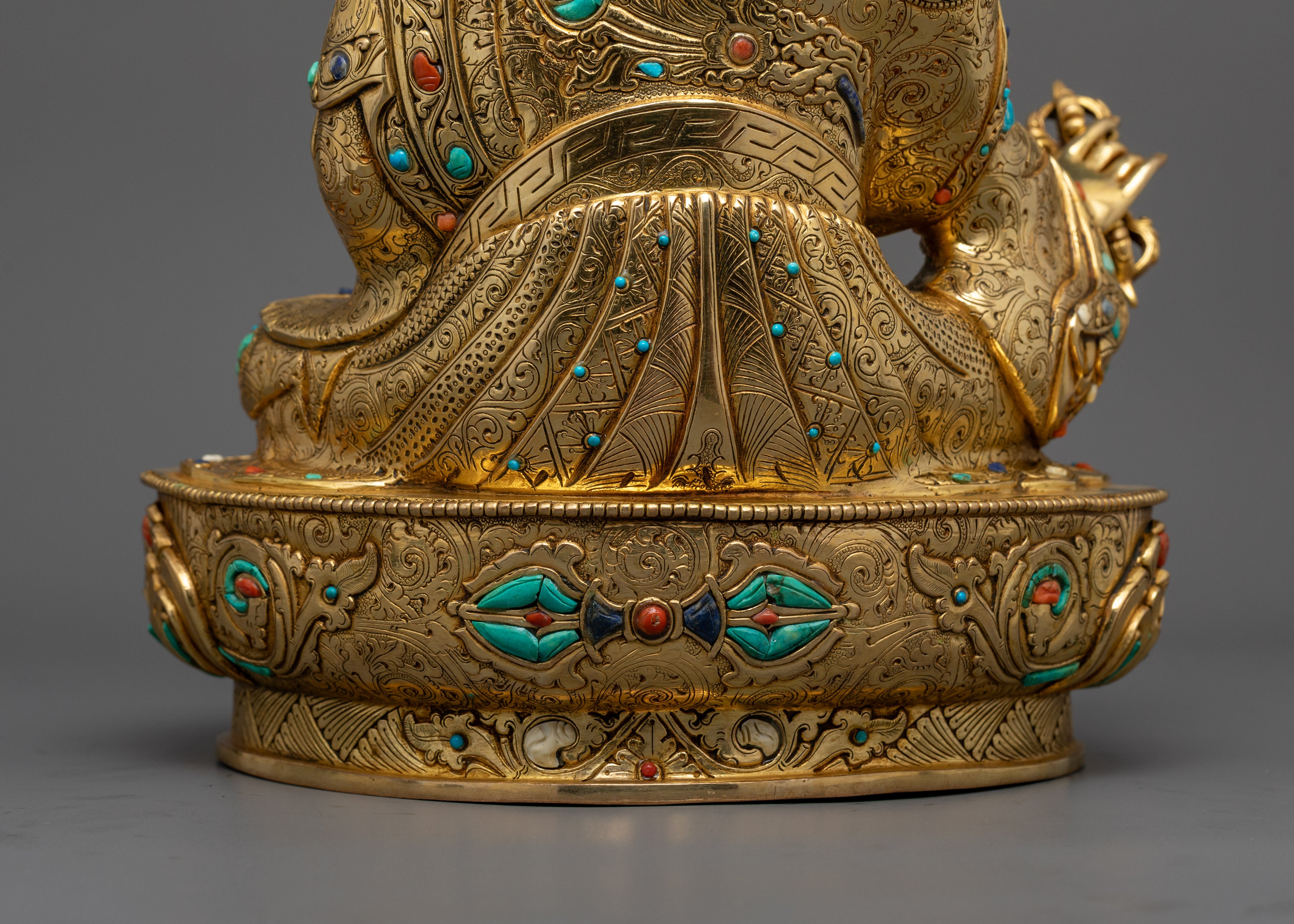 Authentic Guru Rinpoche Statue | Handmade Padmasambhava Statue