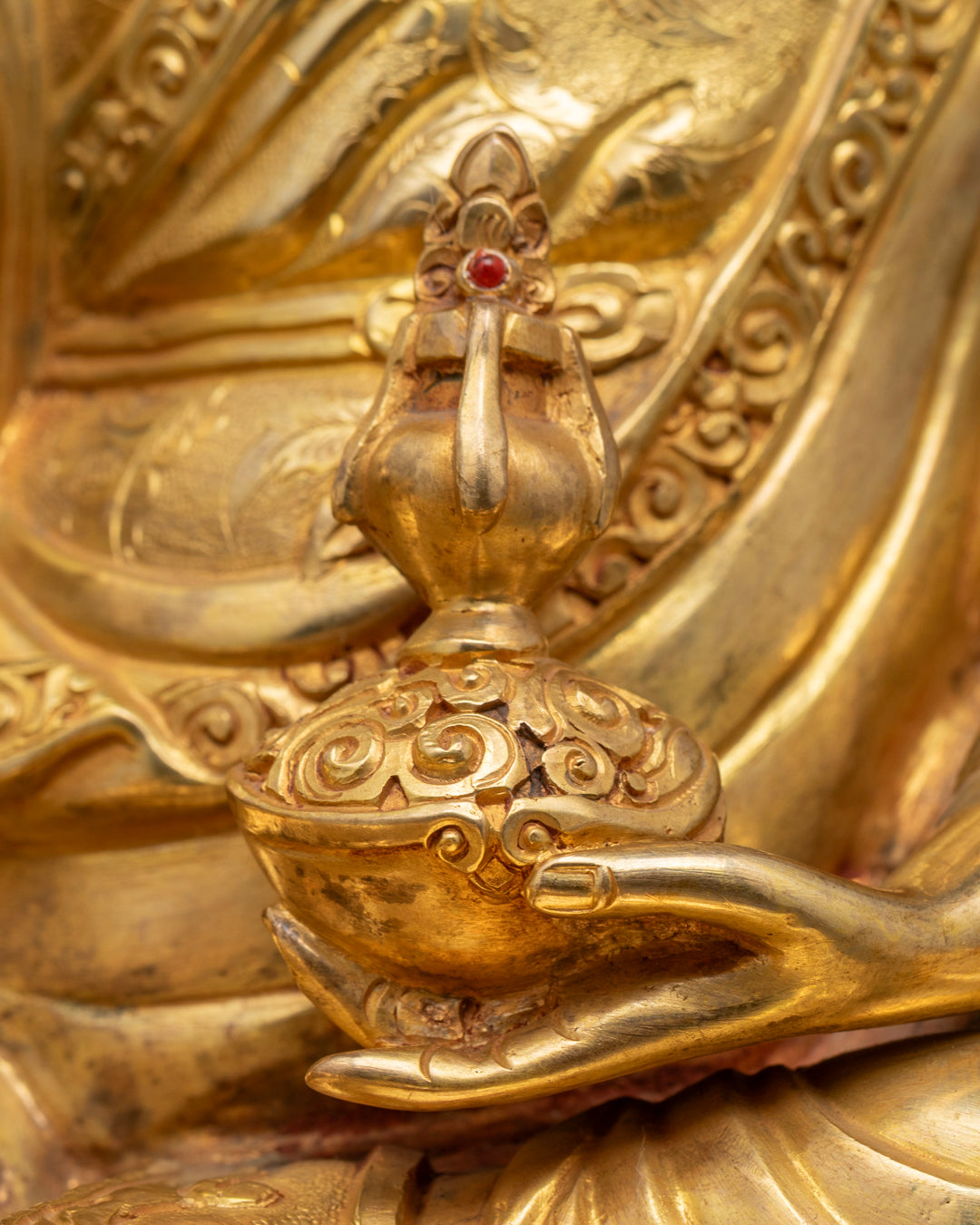 Handcrafted Padmasambhava Statue | Tibetan Buddhist Art