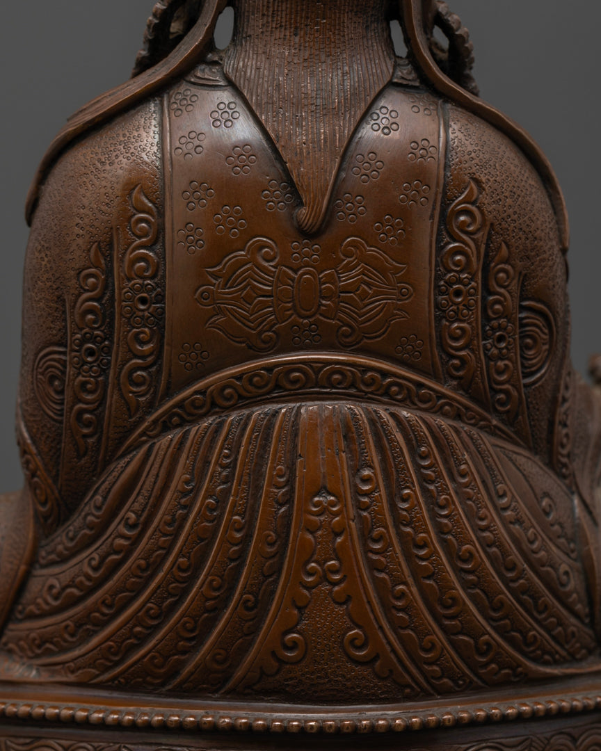 Guru Rinpoche Statue | Handcrafted Tibetan Sculpture