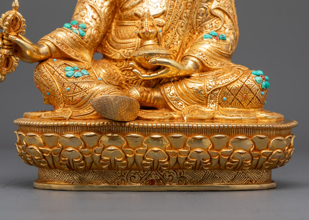 Spiritual Sculpture of Guru Rinpoche | Lotus-Born Masters