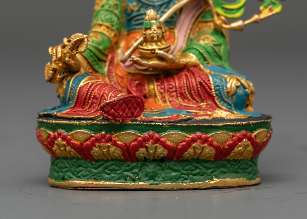 Sacred Guru Padmasambhava Rinpoche Statue | Machine Made Artwork