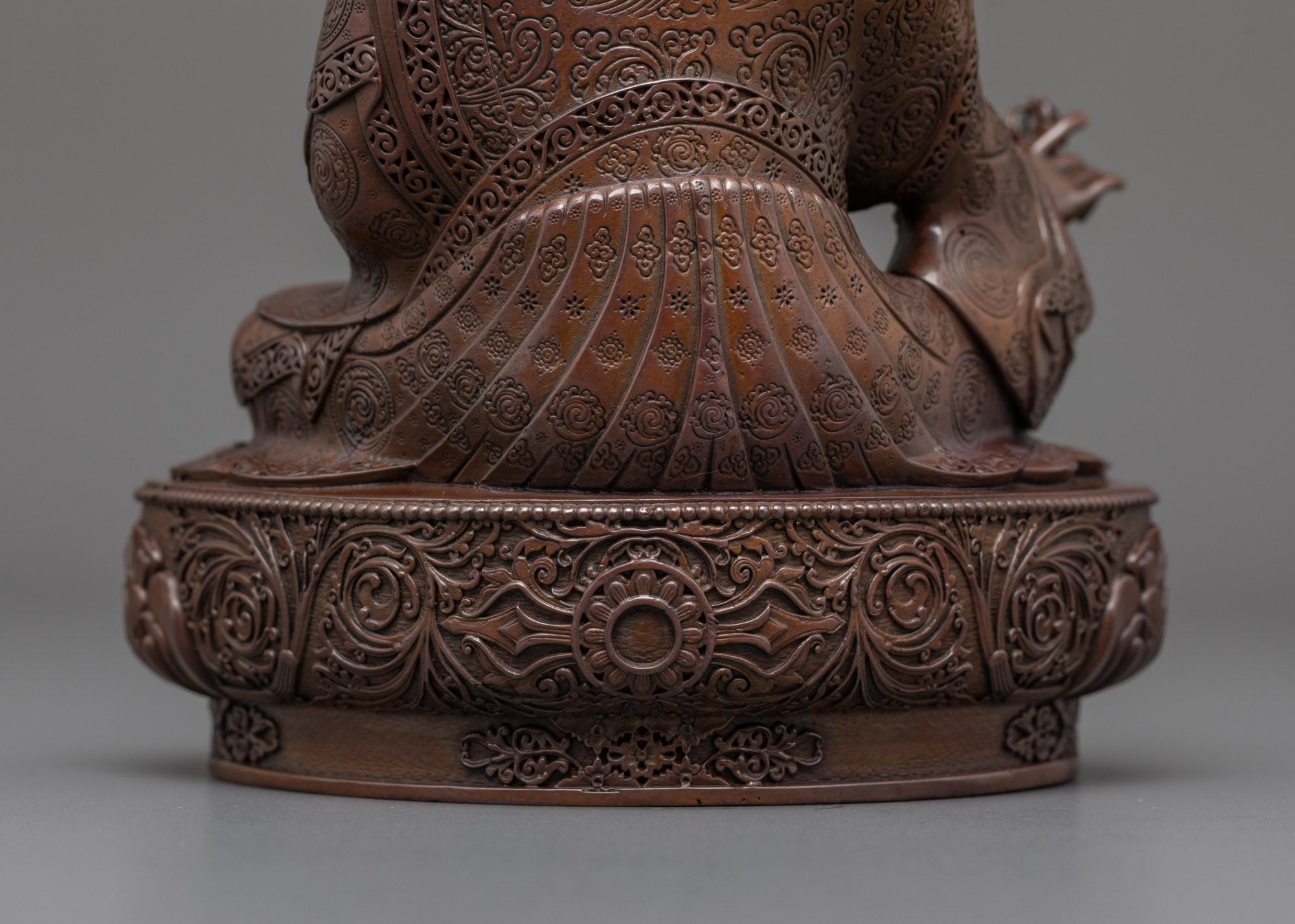 Buy Machine-Made Guru Rinpoche Oxidized Copper Statue