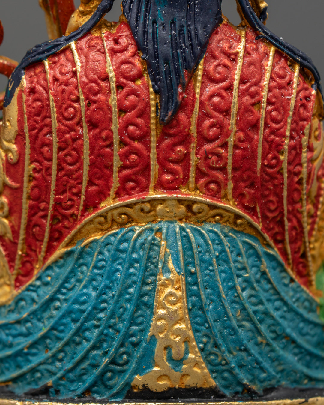 Sacred Guru Padmasambhava Rinpoche Statue | Machine Made Artwork
