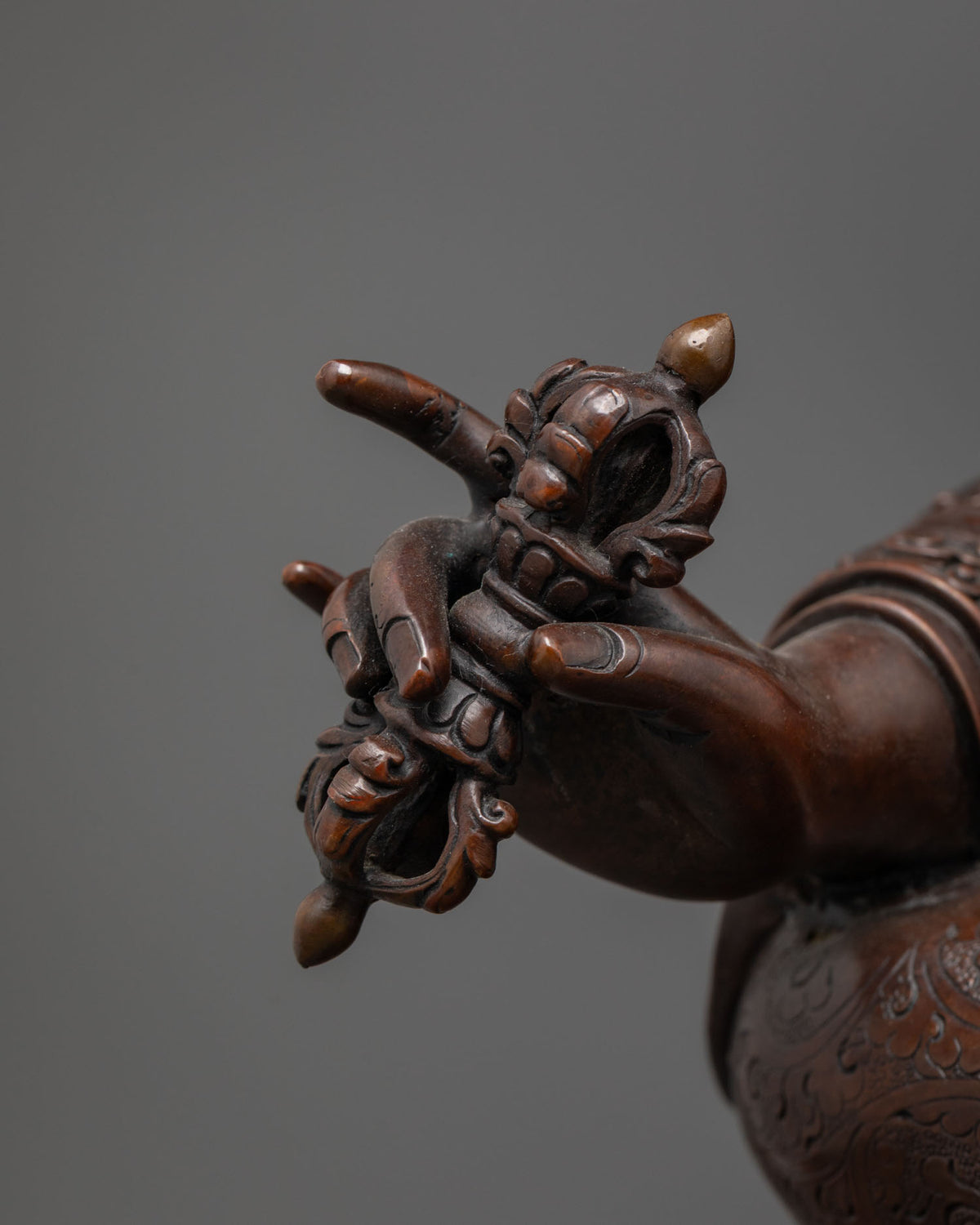 Oxidized Guru Rinpoche Statue | Illuminate Your Path to Enlightenment