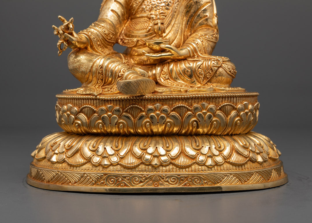 Guru Rinpoche Statue | Handcrafted Tibetan Buddhist