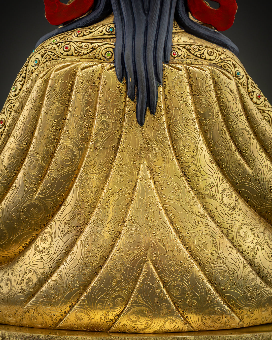 Nepalese Guru Rinpoche Statue | Hand-Carved in Nepal