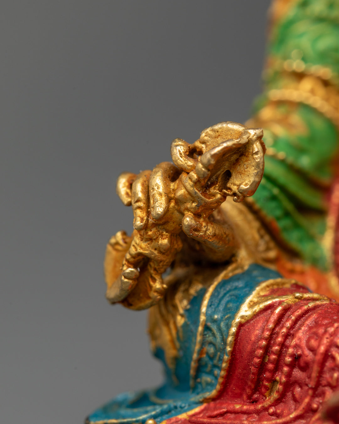 Sacred Guru Padmasambhava Rinpoche Statue | Machine Made Artwork
