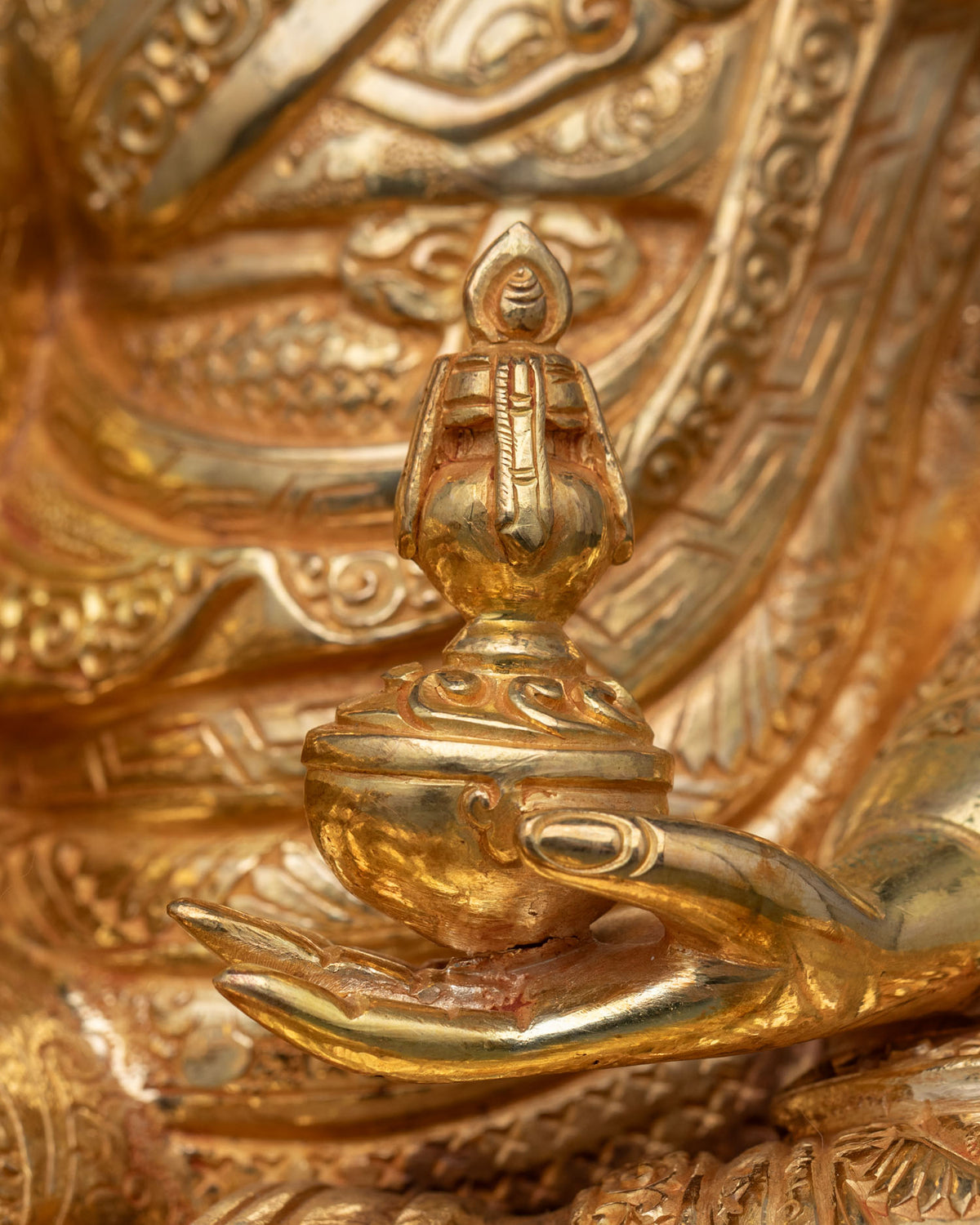 Guru Rinpoche Statue for Meditation | Traditional Nepalese Art & Craft