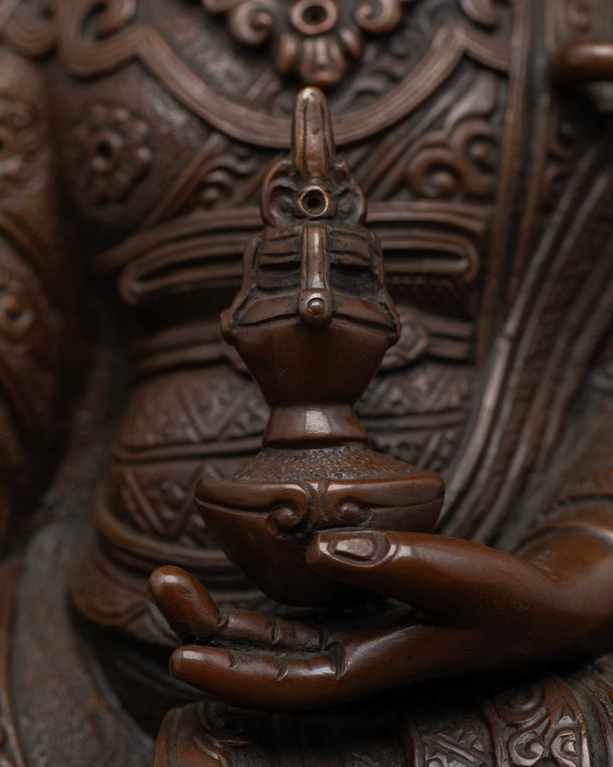 Guru Rinpoche Statue | Handcrafted Tibetan Sculpture