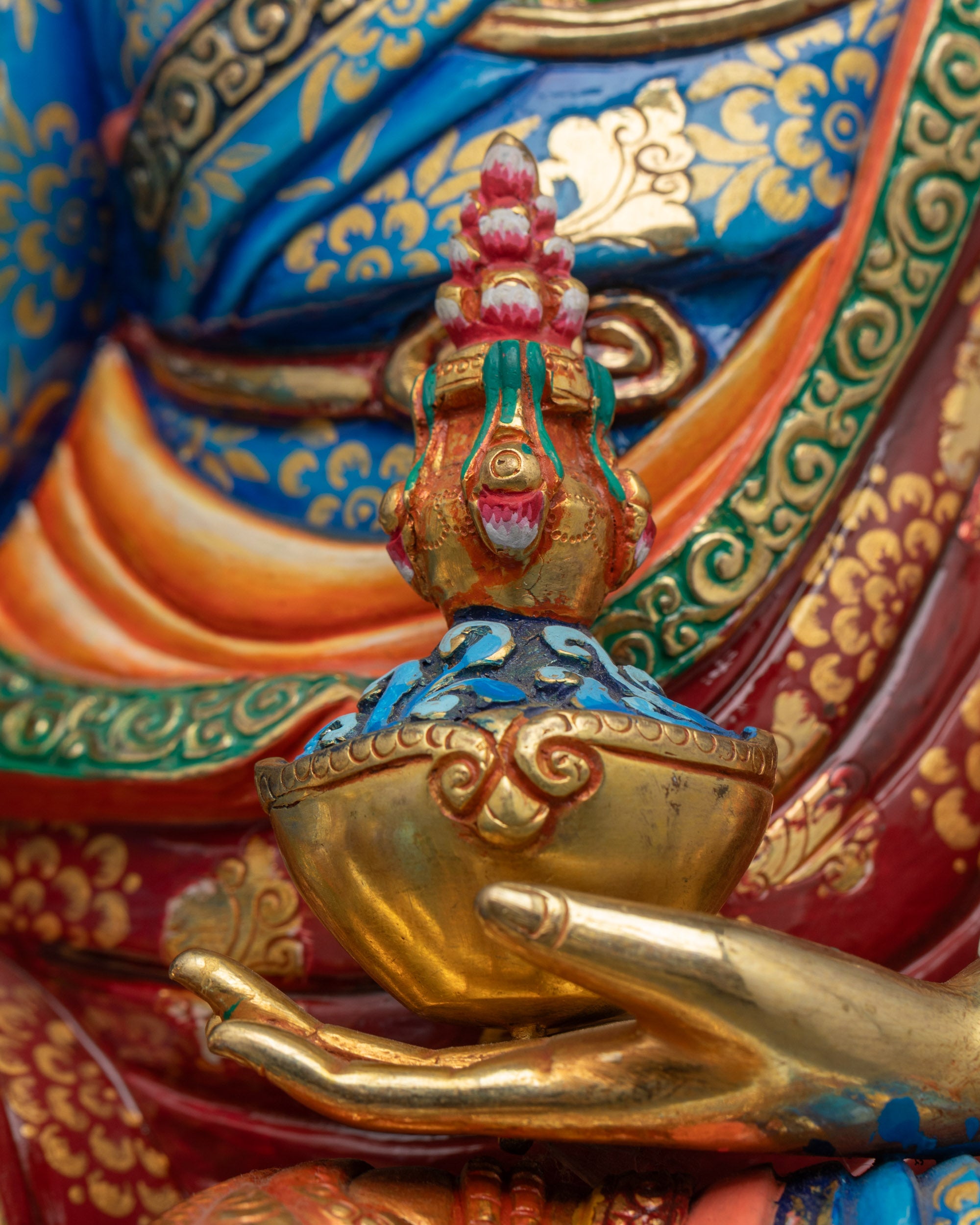 Traditional Guru Rinpoche Statue | Himalayan Art of Enlightened