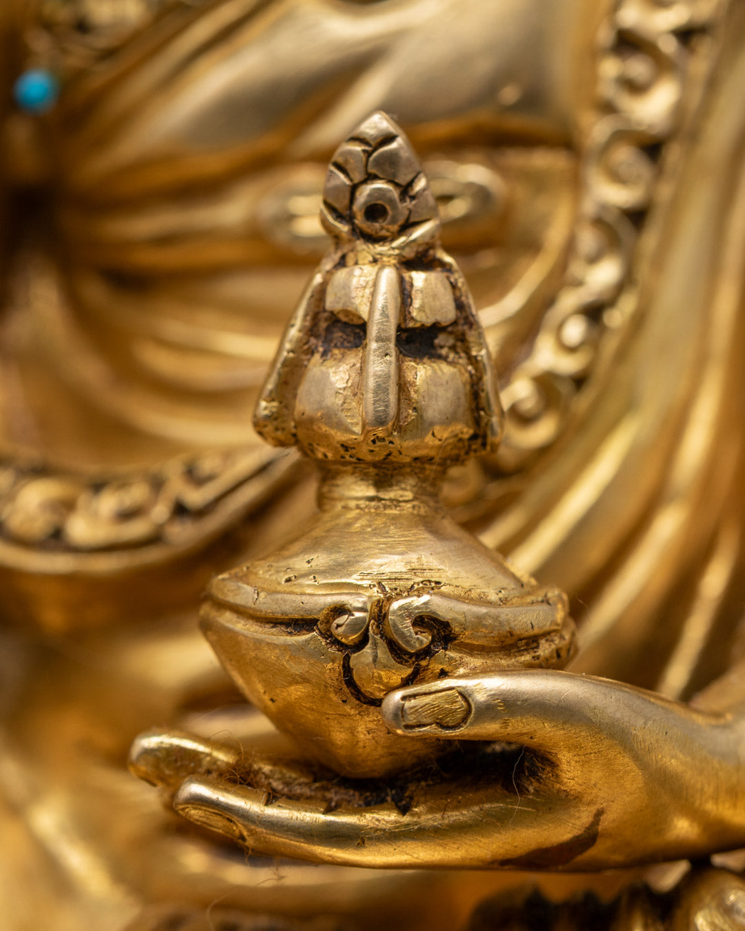 Guru Rinpoche Statue | Handmade in Nepal | Vajrayana Buddhism