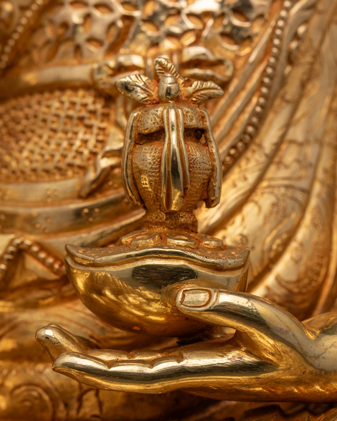 Guru Rinpoche Statue | Handcrafted Tibetan Buddhist