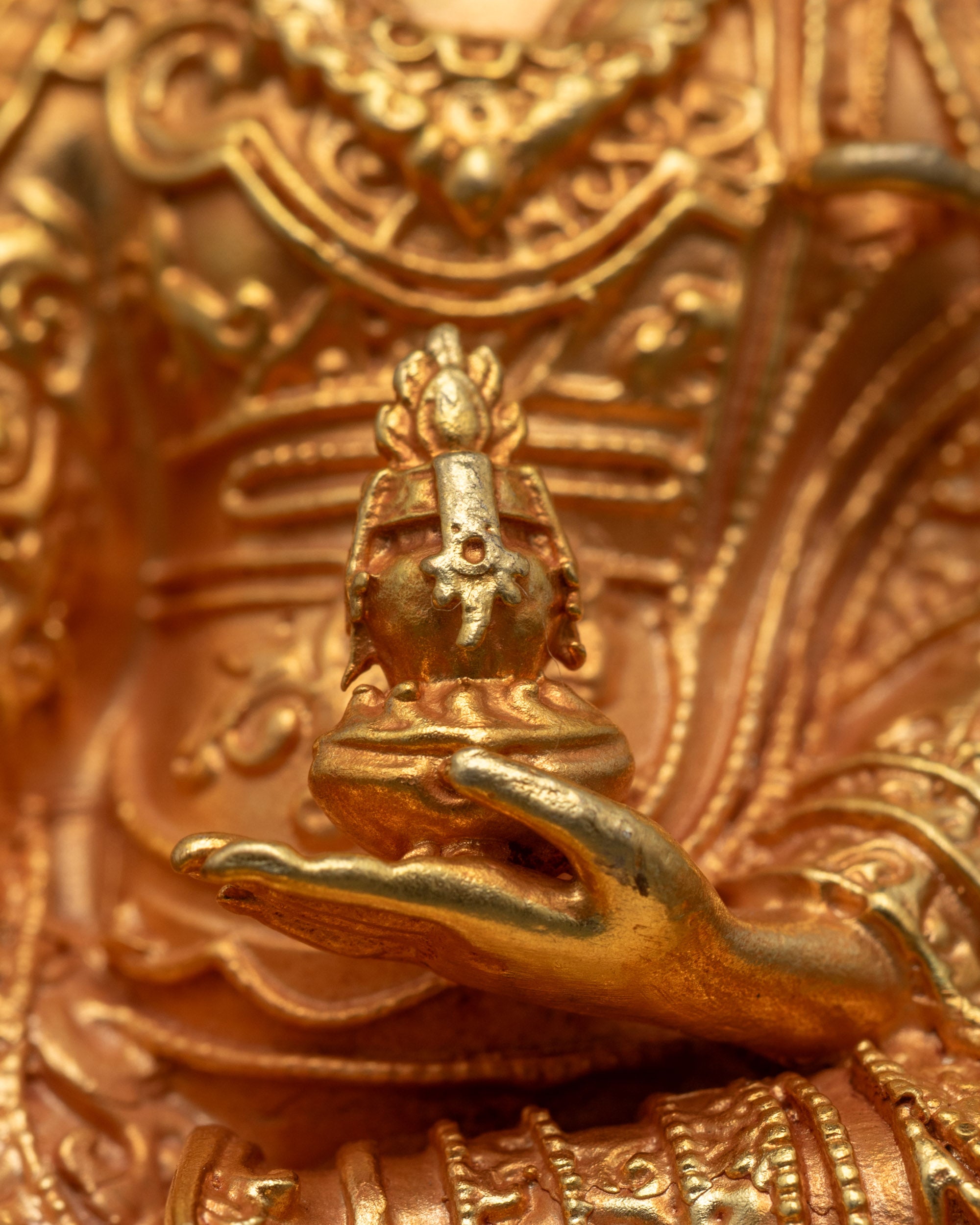 Machine-Made Guru Rinpoche Statue | Authentic Himalayan Art